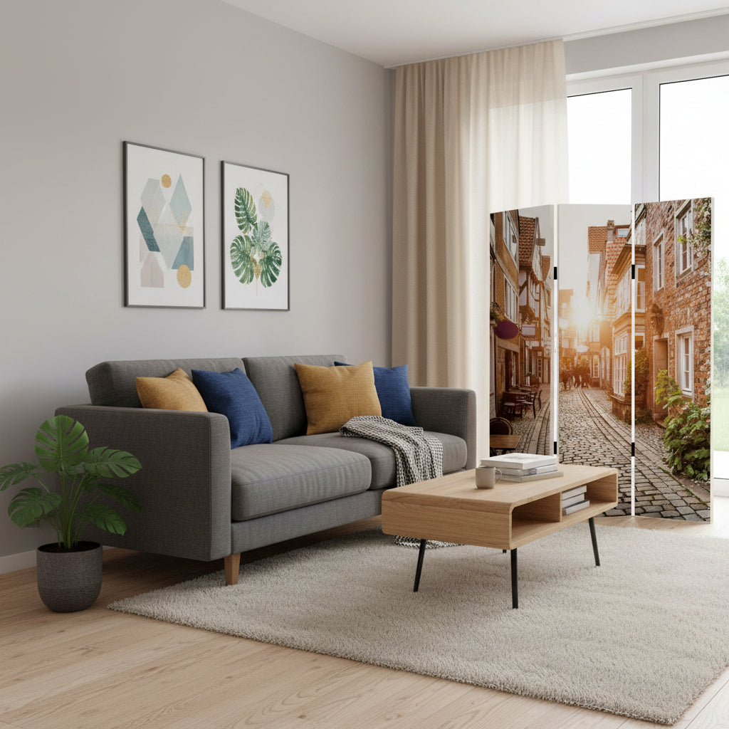 48 X 72 Multi Color European Promenade  Screen