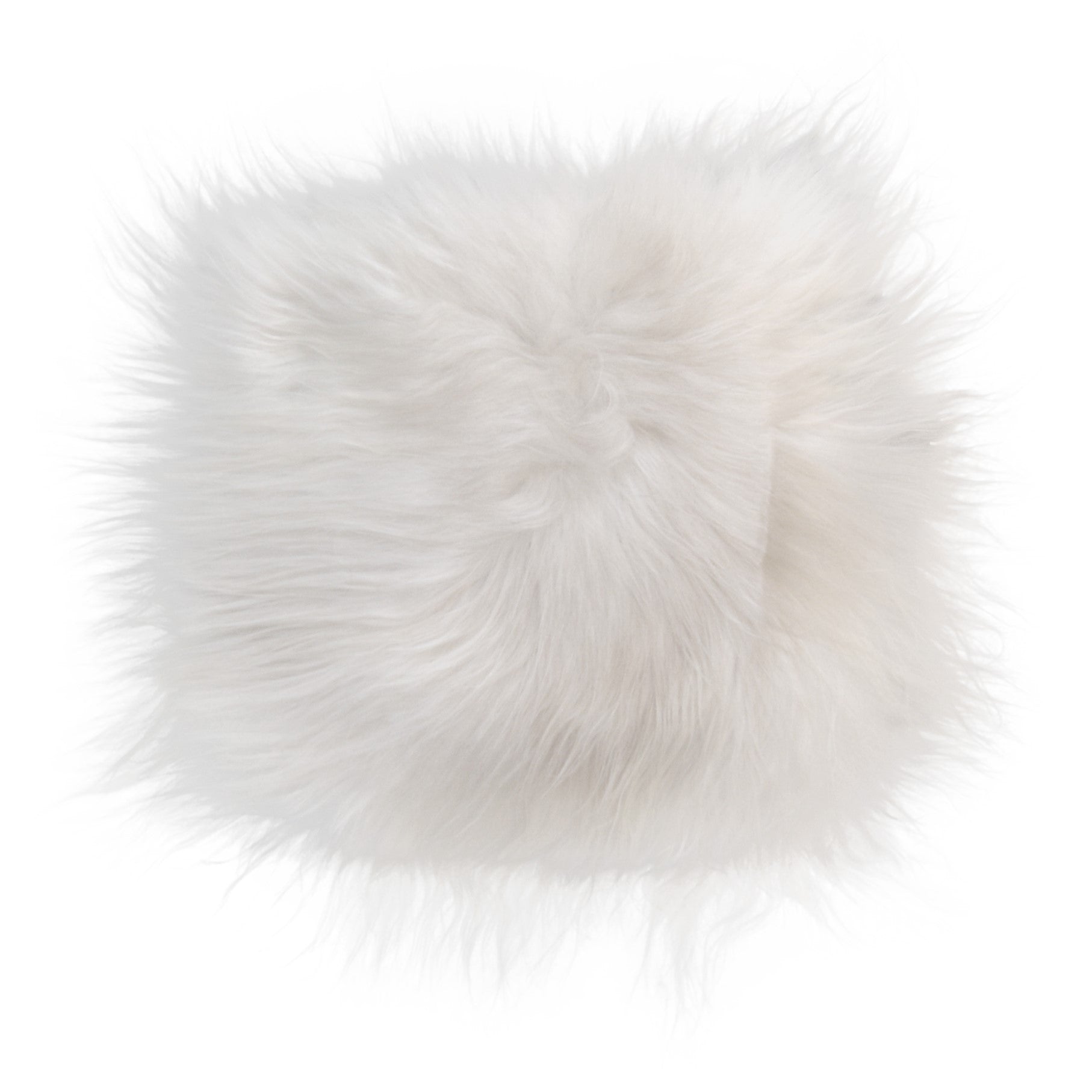 15" X 15" White Synthetic Solid Color Pad