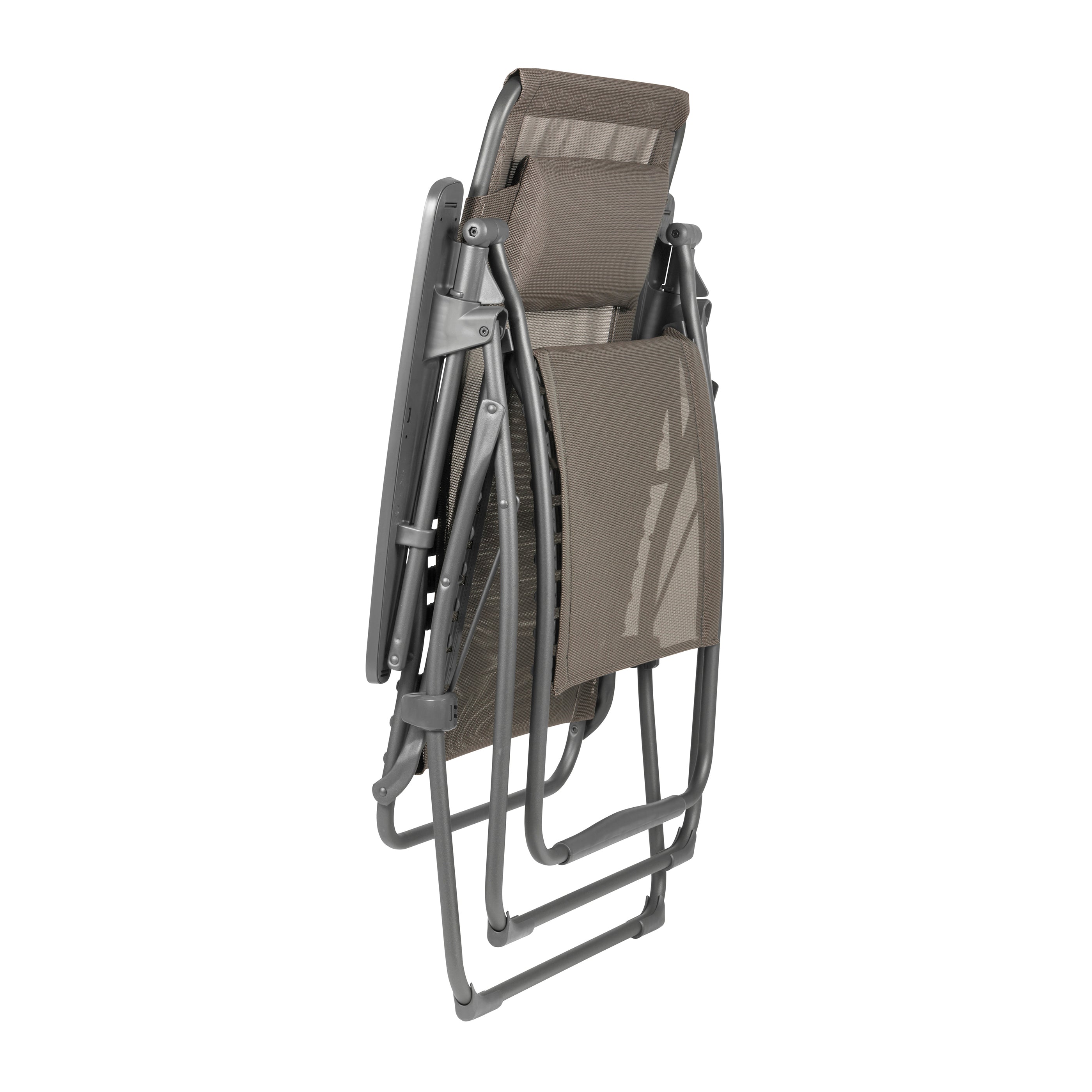 30" Graphite Metal Outdoor Zero Gravity Chair