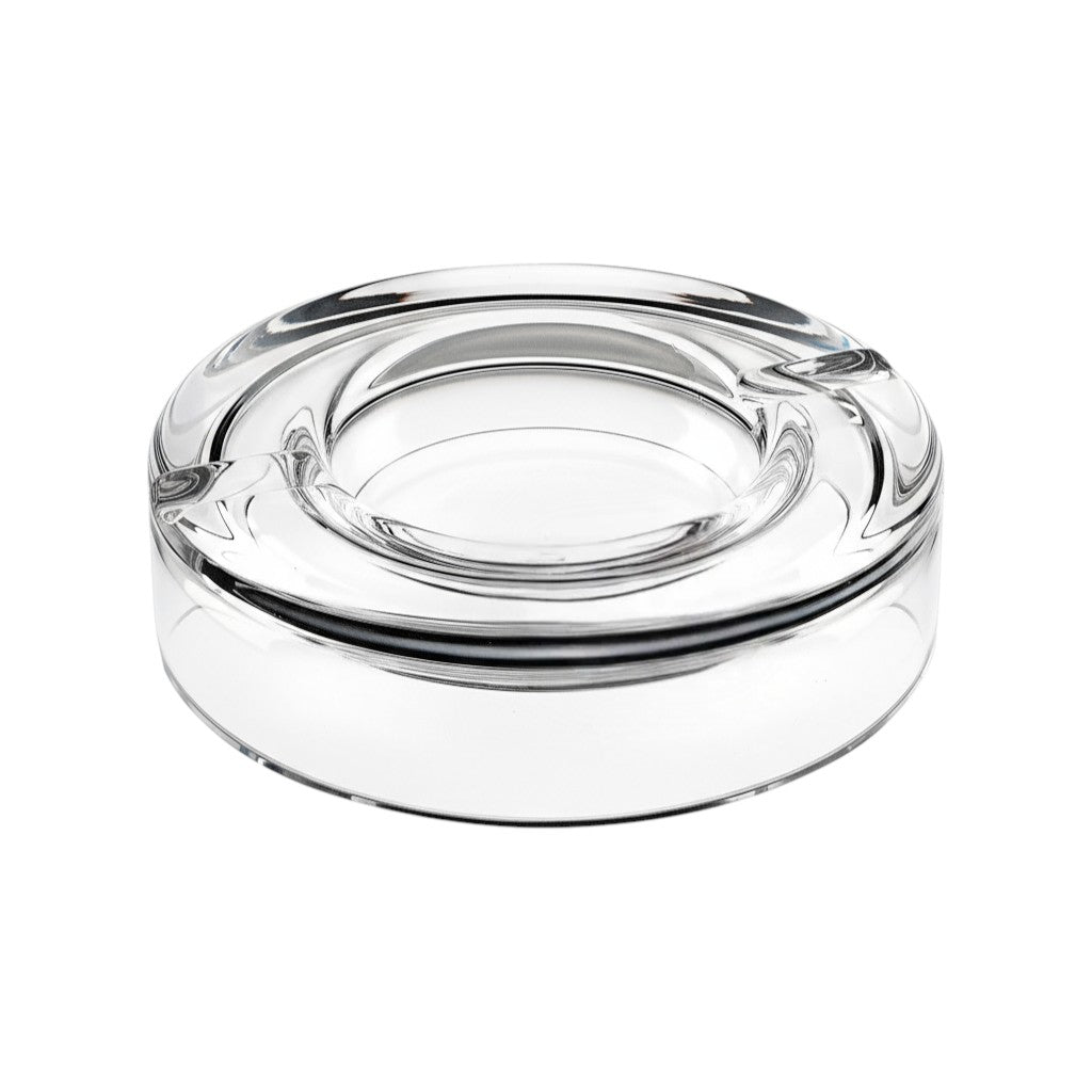 Mouth Blown European Crystal Cigar Ash Tray