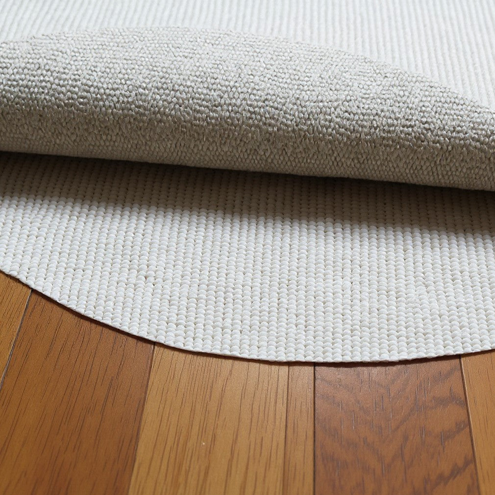 8' Round Beige Non Slip Rug Pad