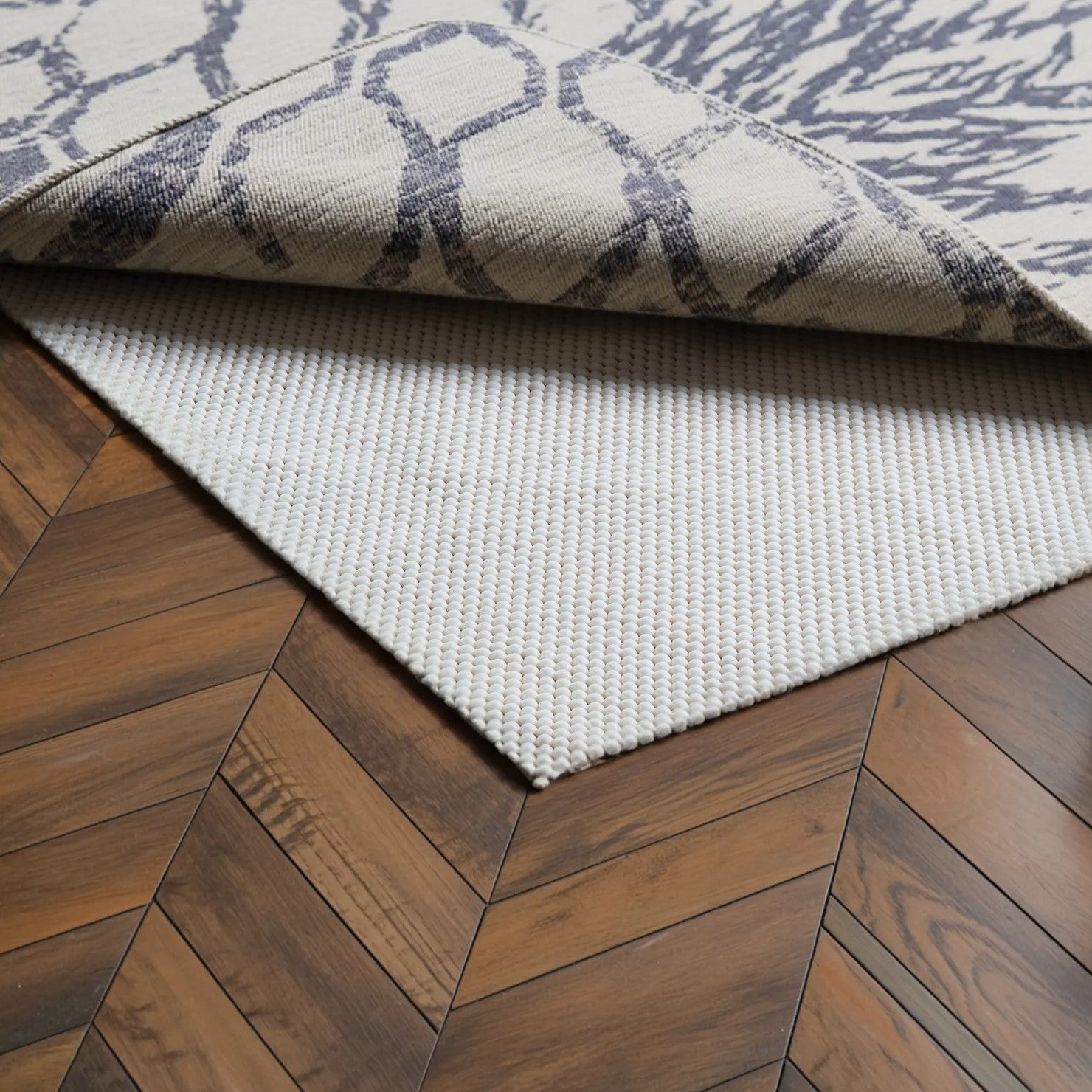 12' x 15' Beige Non Slip Rug Pad