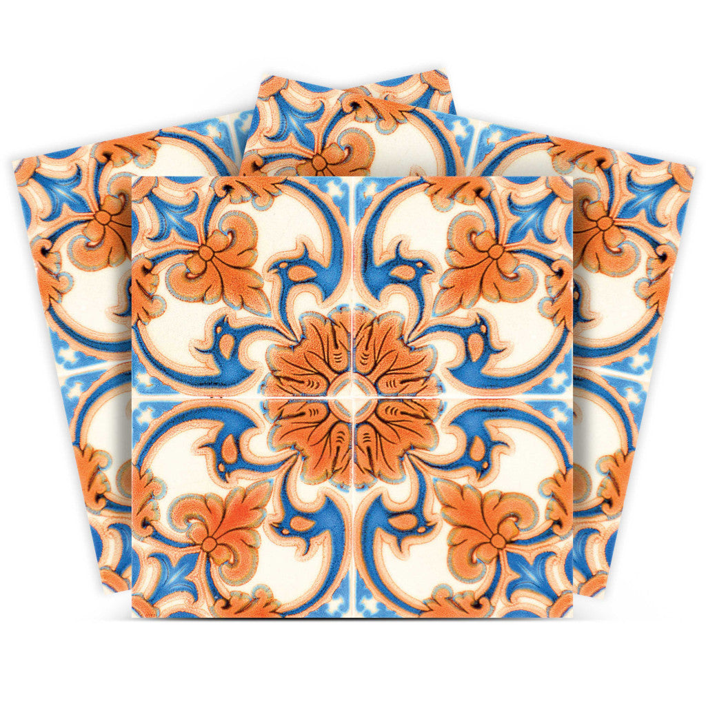 5" X 5" Queen Mosaic Removable  Peel And Stick Tiles