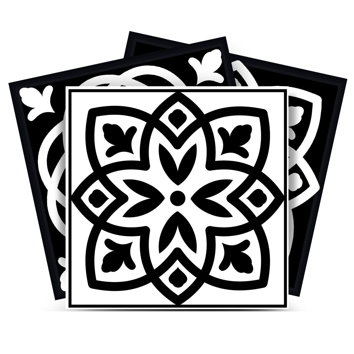 7" X 7" The Night Sky Mosaic Peel And Stick Removable Tiles