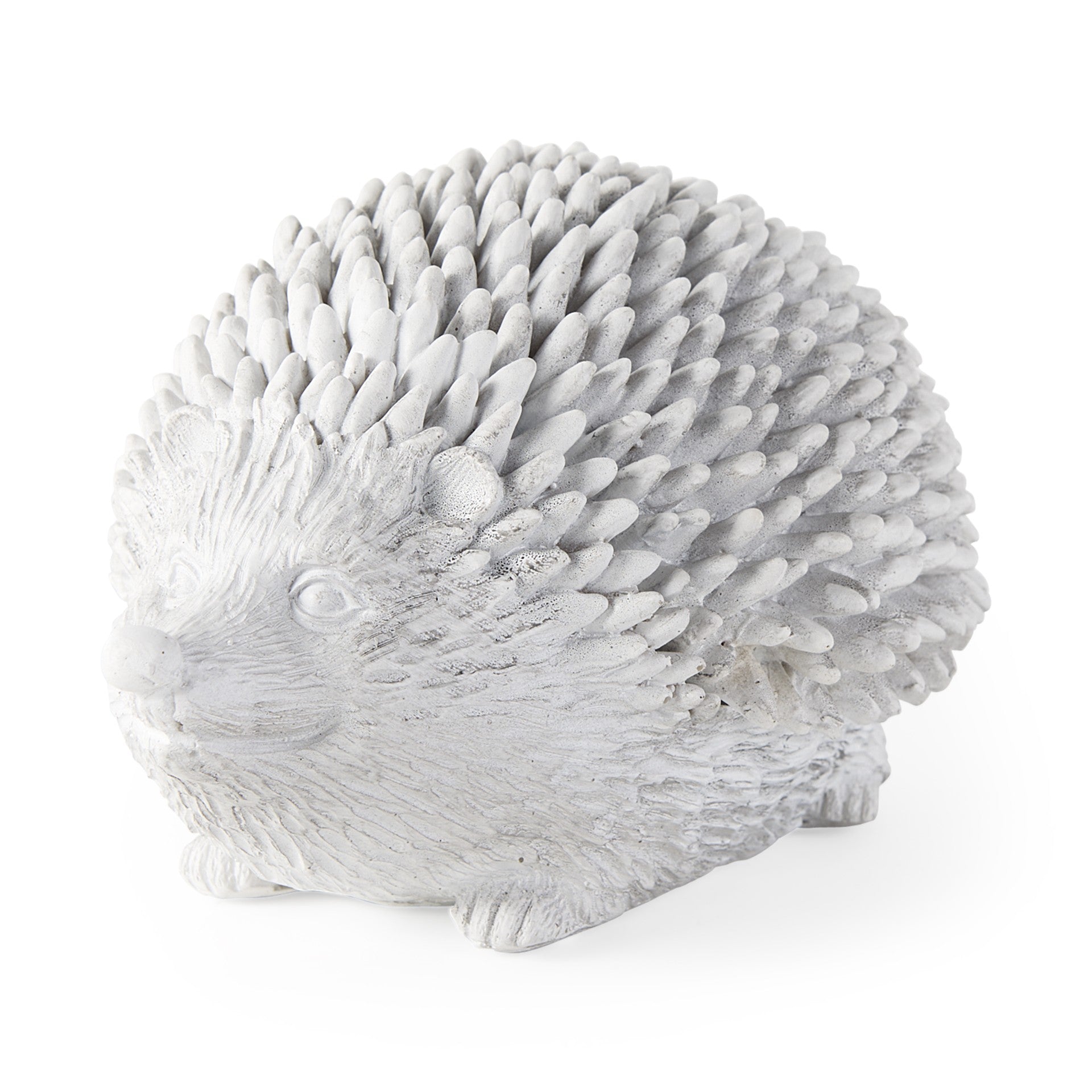 White Resin Hedgehog Storage Box