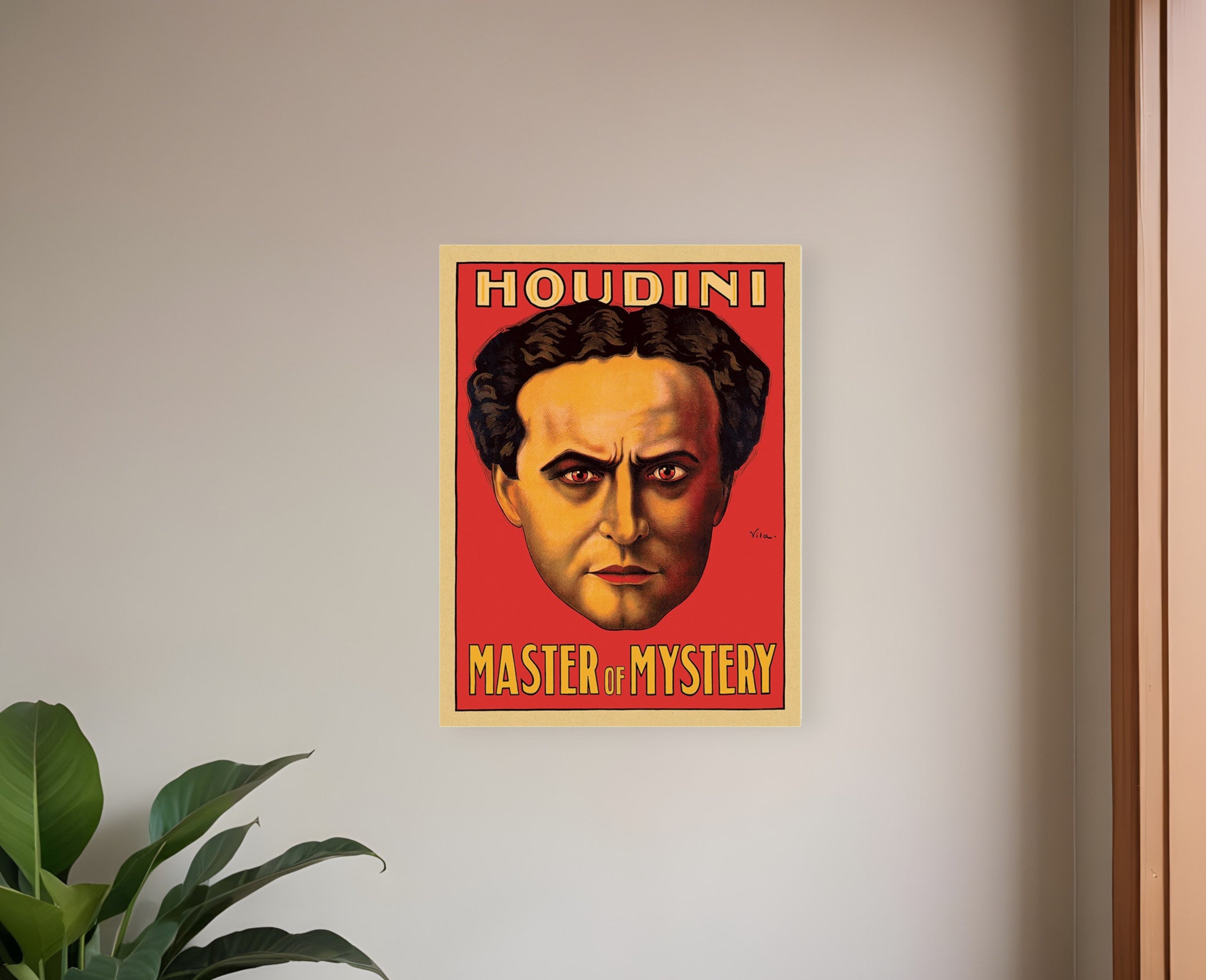 11" X 14" Houdini Master Of Mystery Vintage Magic Poster Wall Art