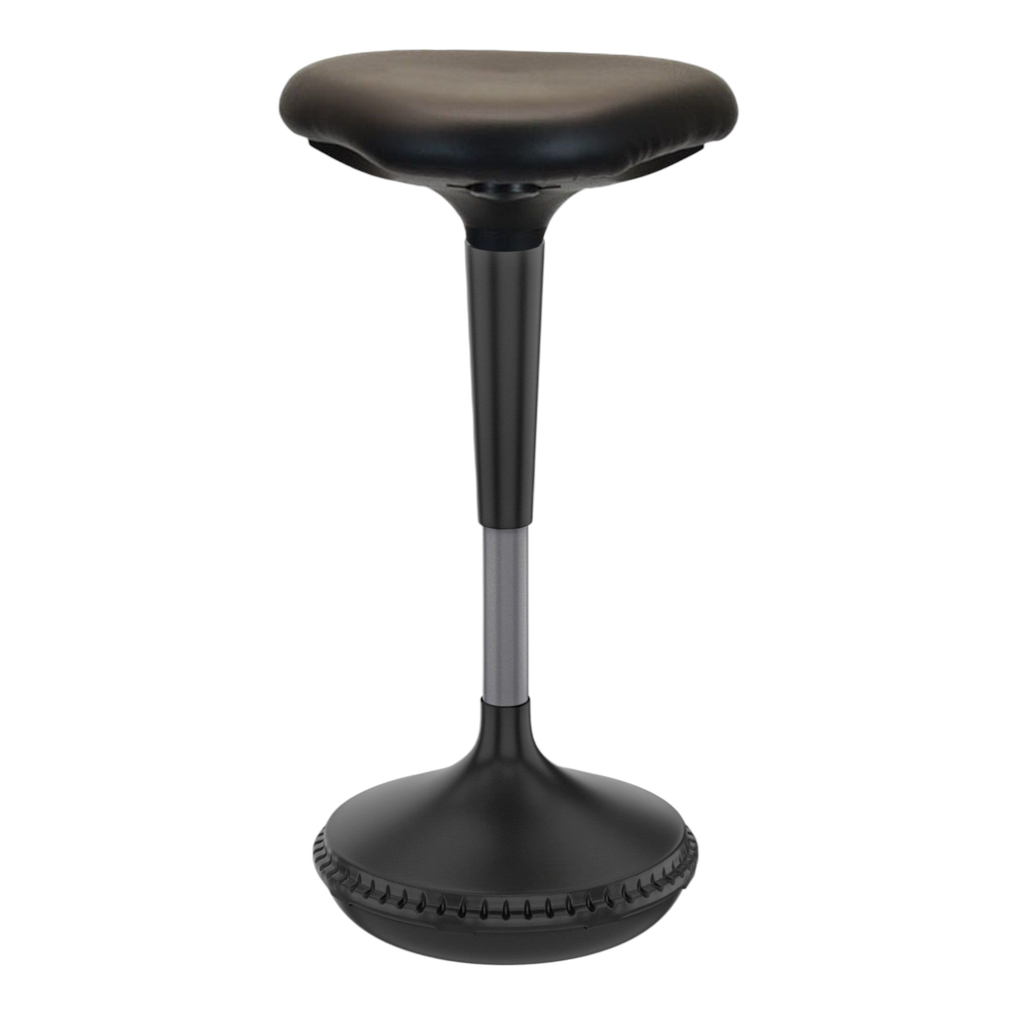 Black Adjustable Height Swivel Office Chair