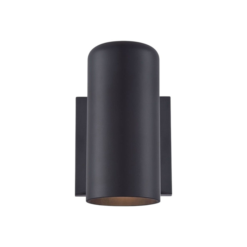 Minimalist Matte Black Wall Sconce