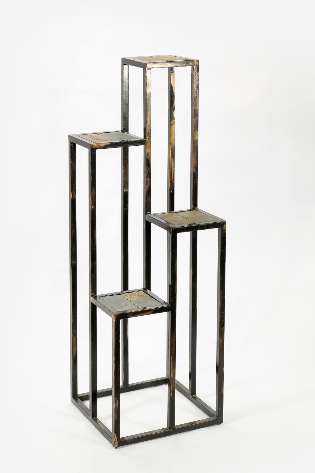 48" Black And Gold Metal Garden Accents Accessories