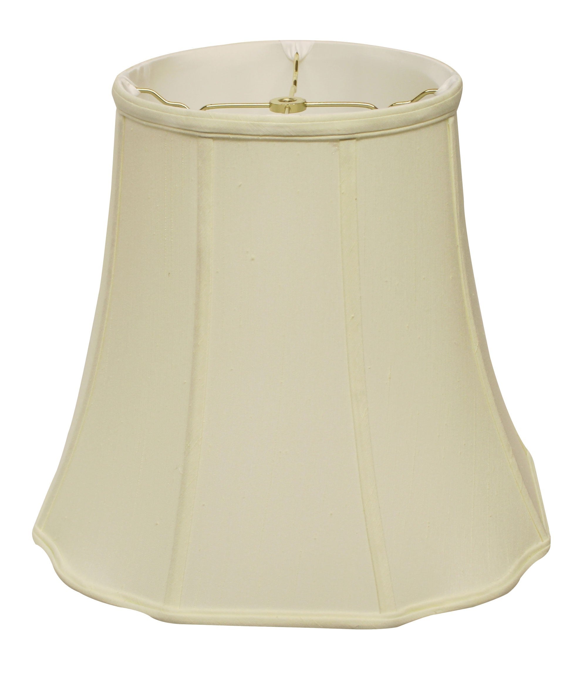 Ivory Monay Shantung Silk Bell Lamp Shade