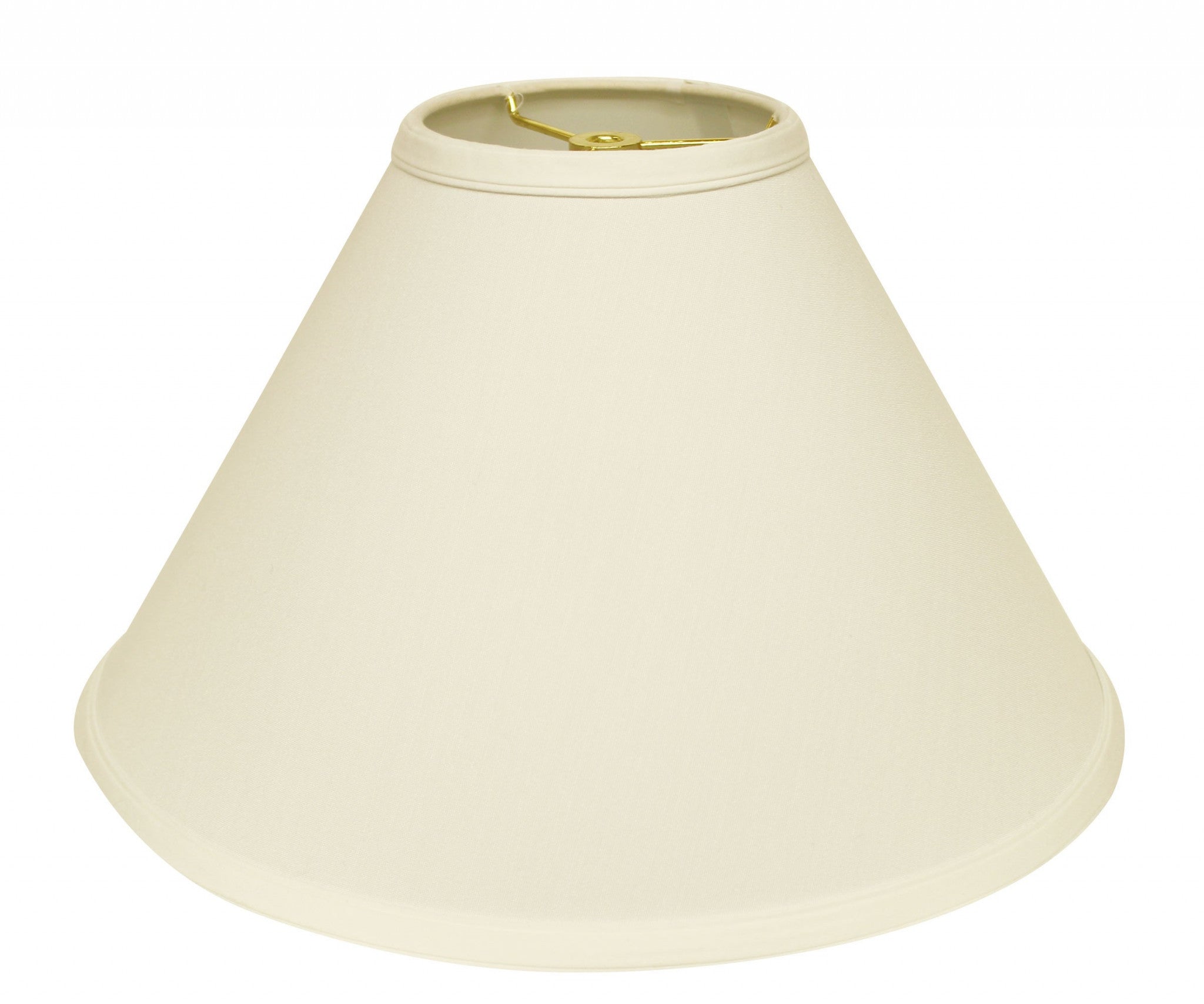 Ivory No Slub Innsbruck Cone Lamp Shade