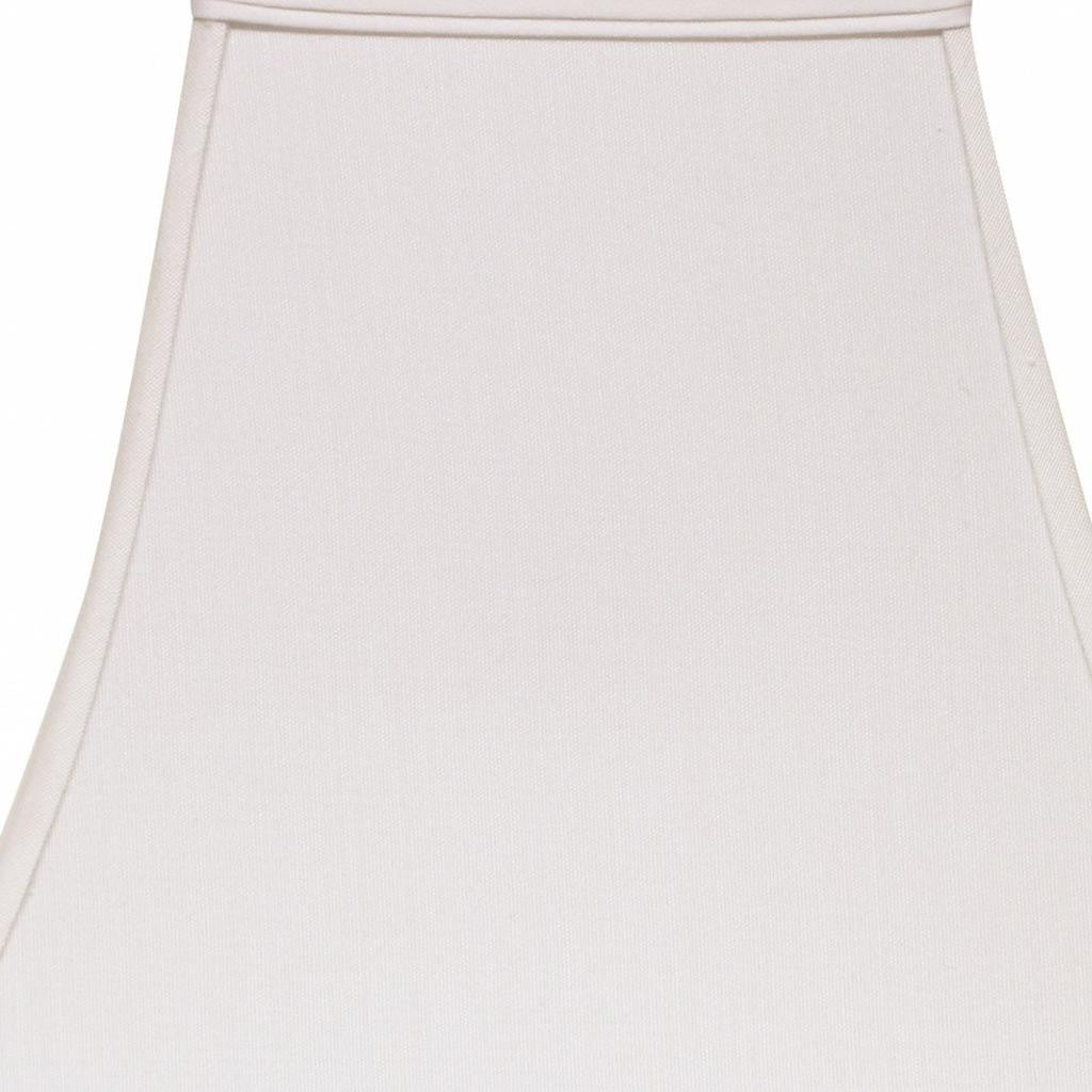 White No Slub Innsbruck Square Lamp Shade