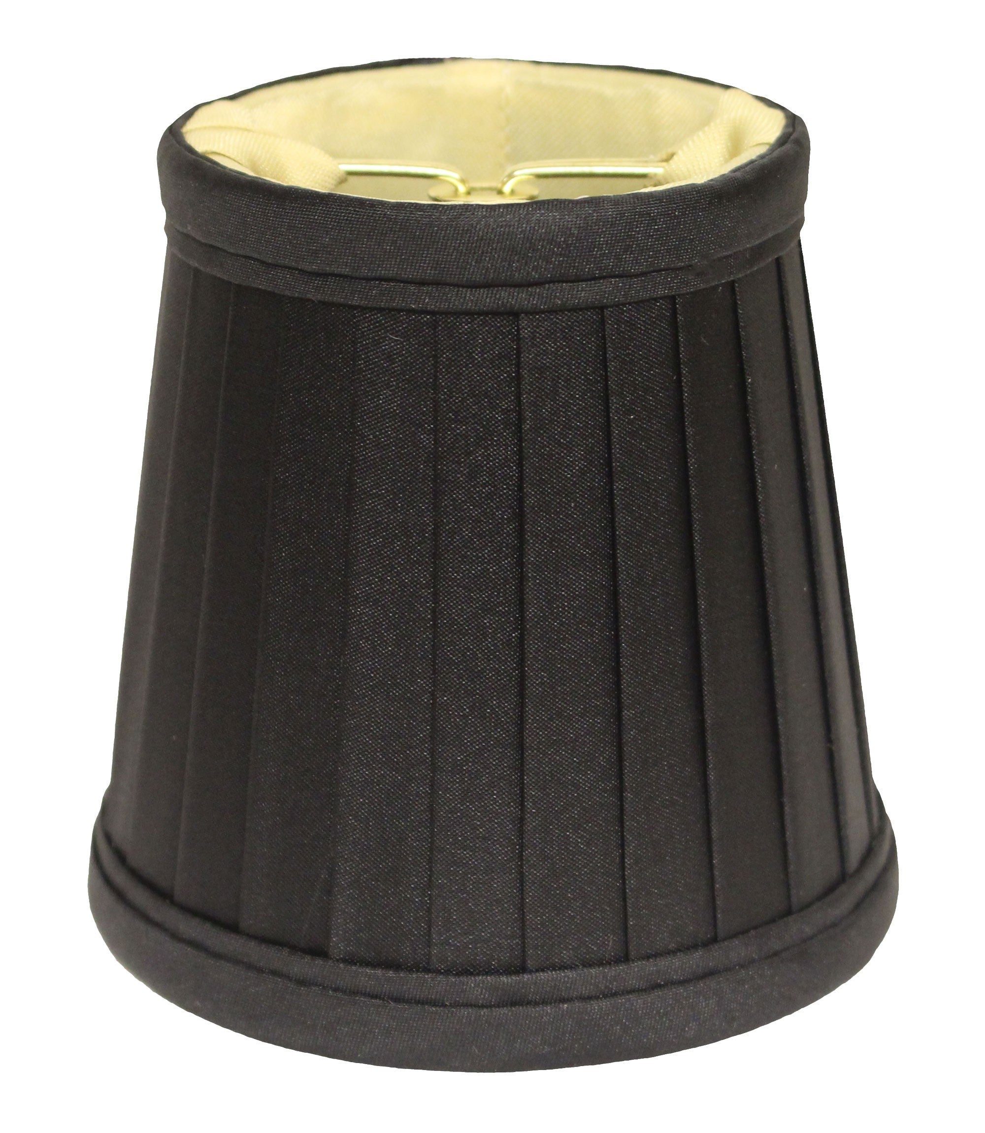 Black Silk Empire Lamp Shade