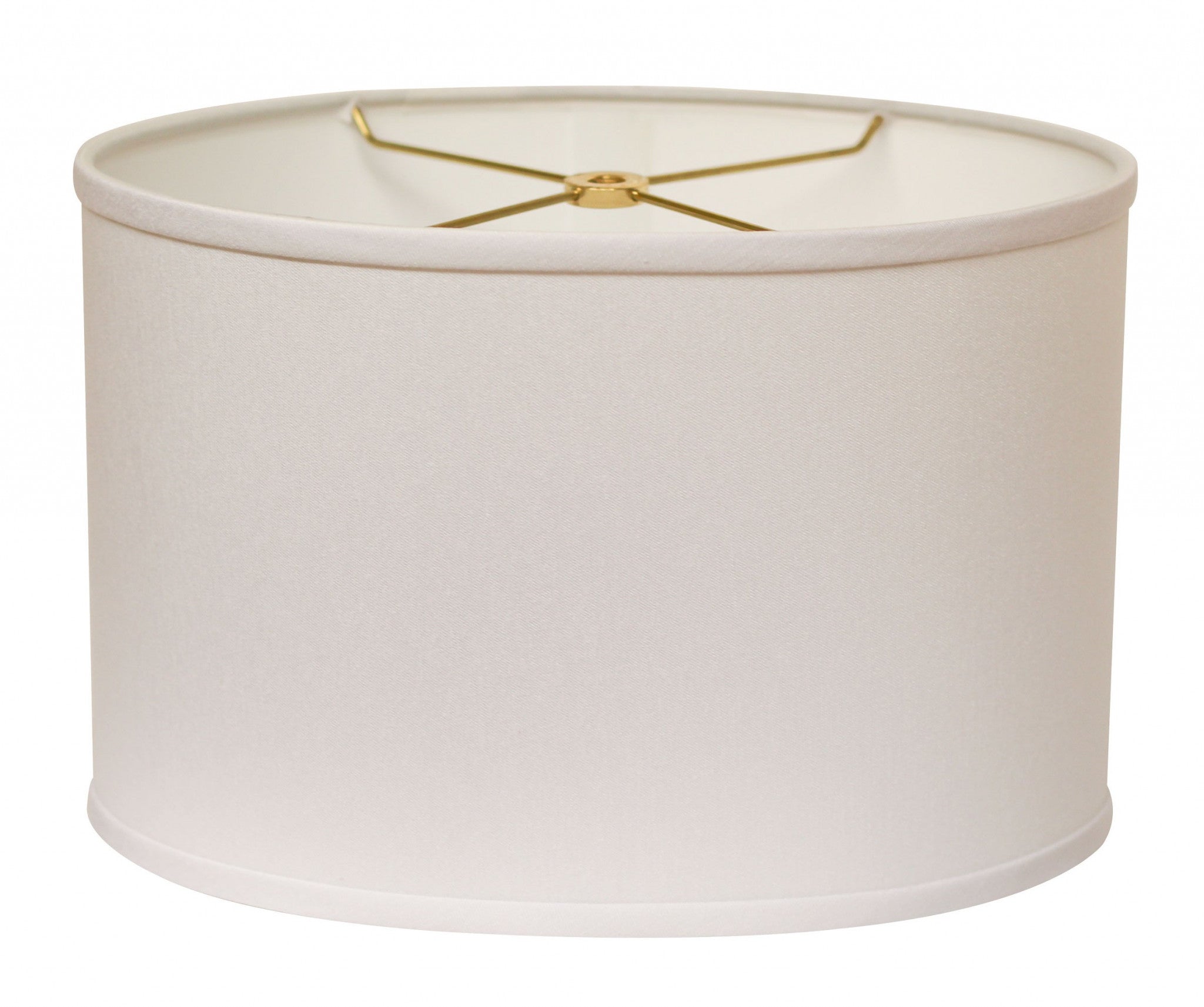 White No Slub Innsbruck Oval Lamp Shade