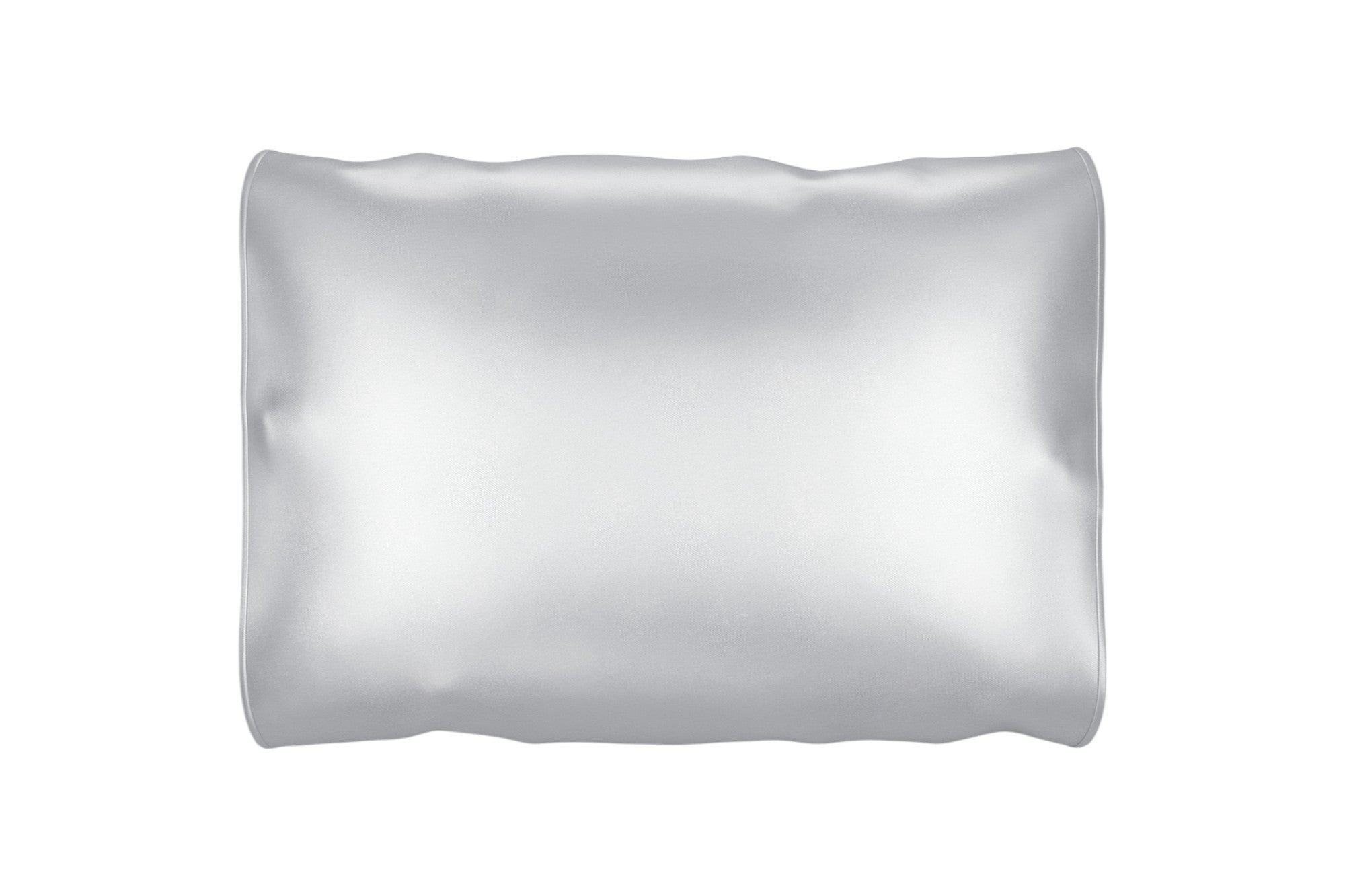 Silver Silk Open Ended Pillowcase