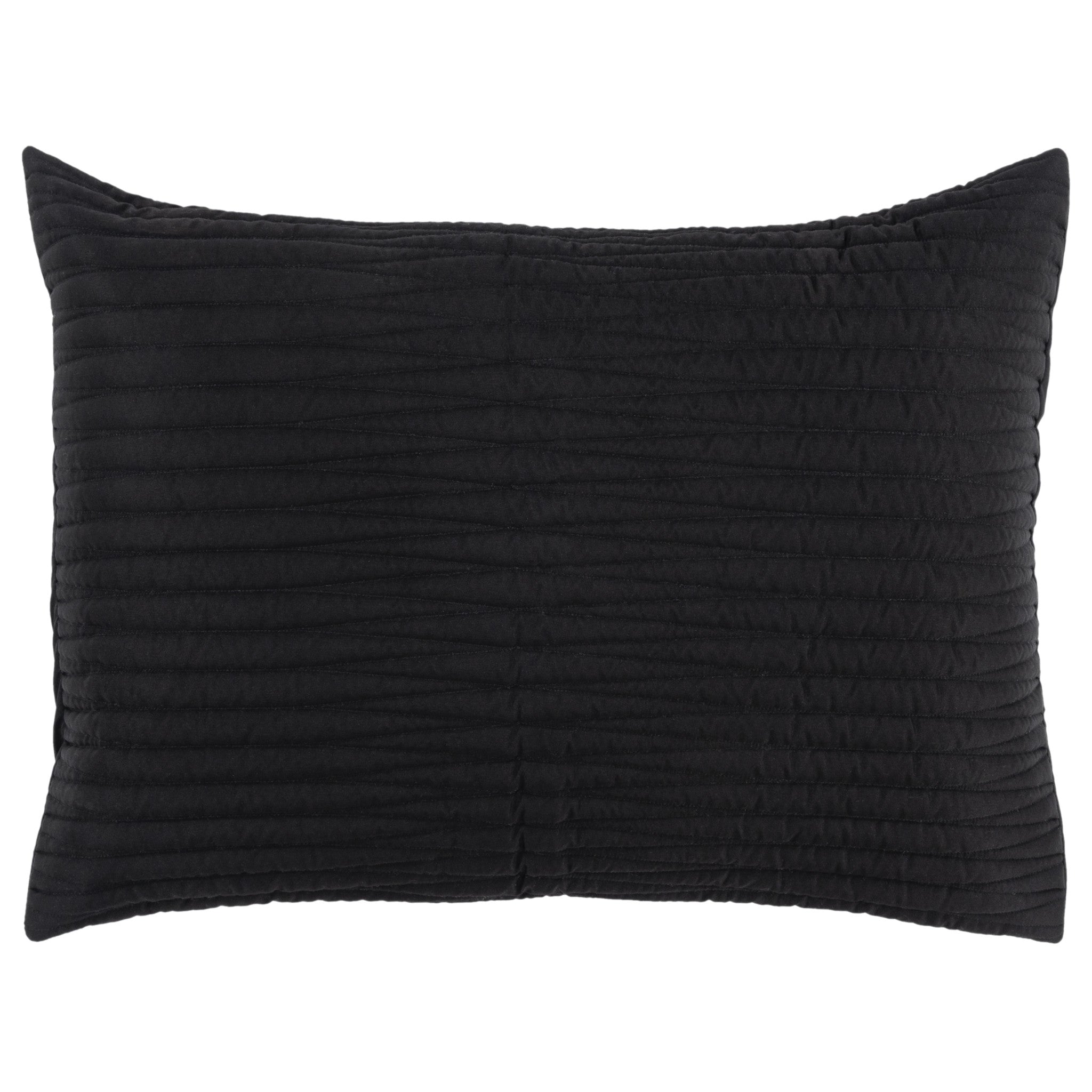 Black Geometric Queen Quilt