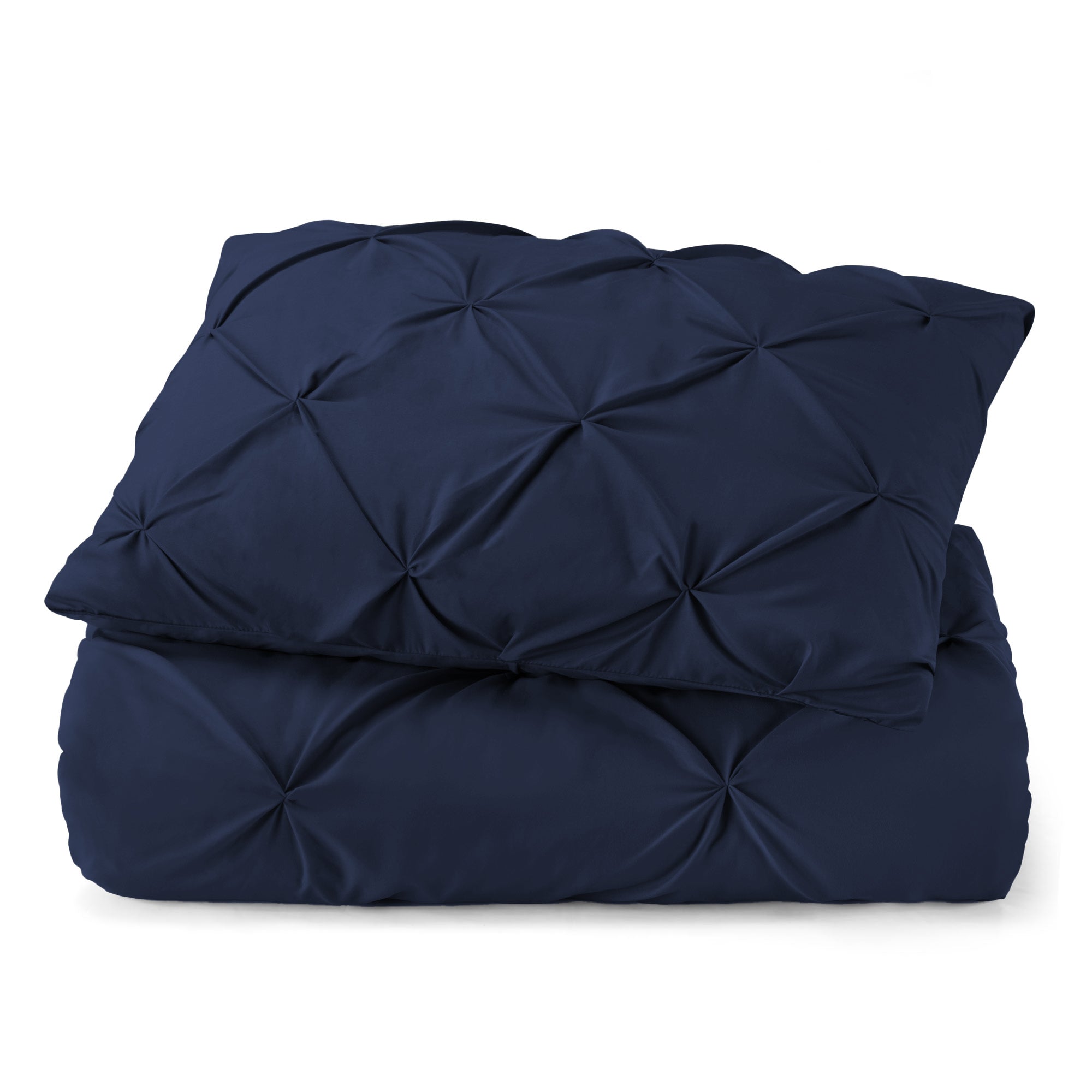 Navy Blue King Microfiber Washable Microfiber Down Alternative Comforter