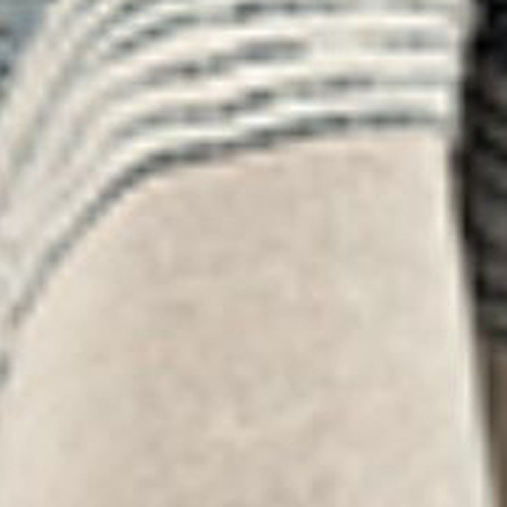 50" X 60" Gray Cotton Woven Striped Throw Blanket with Fringe