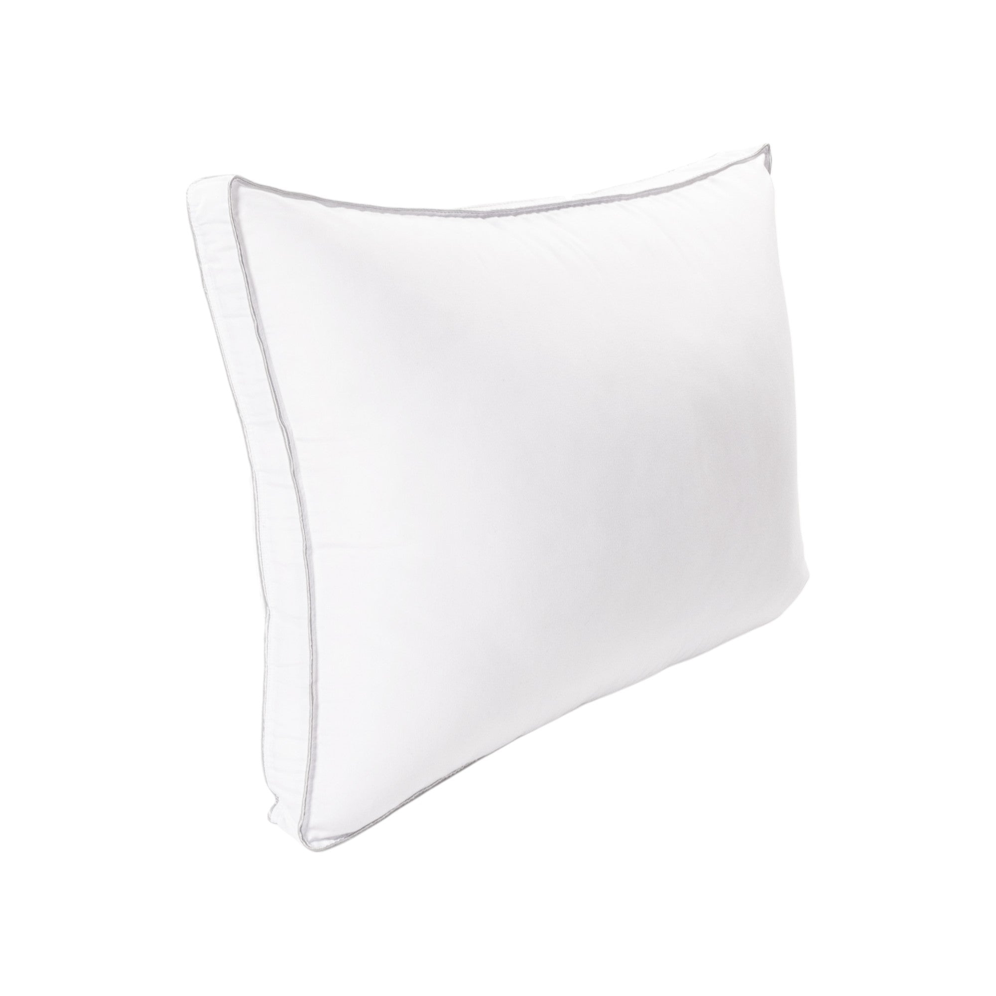 Set of Two Microfiber Down Alternative Medium Hypoallergenic Standard Size Bed Pillows
