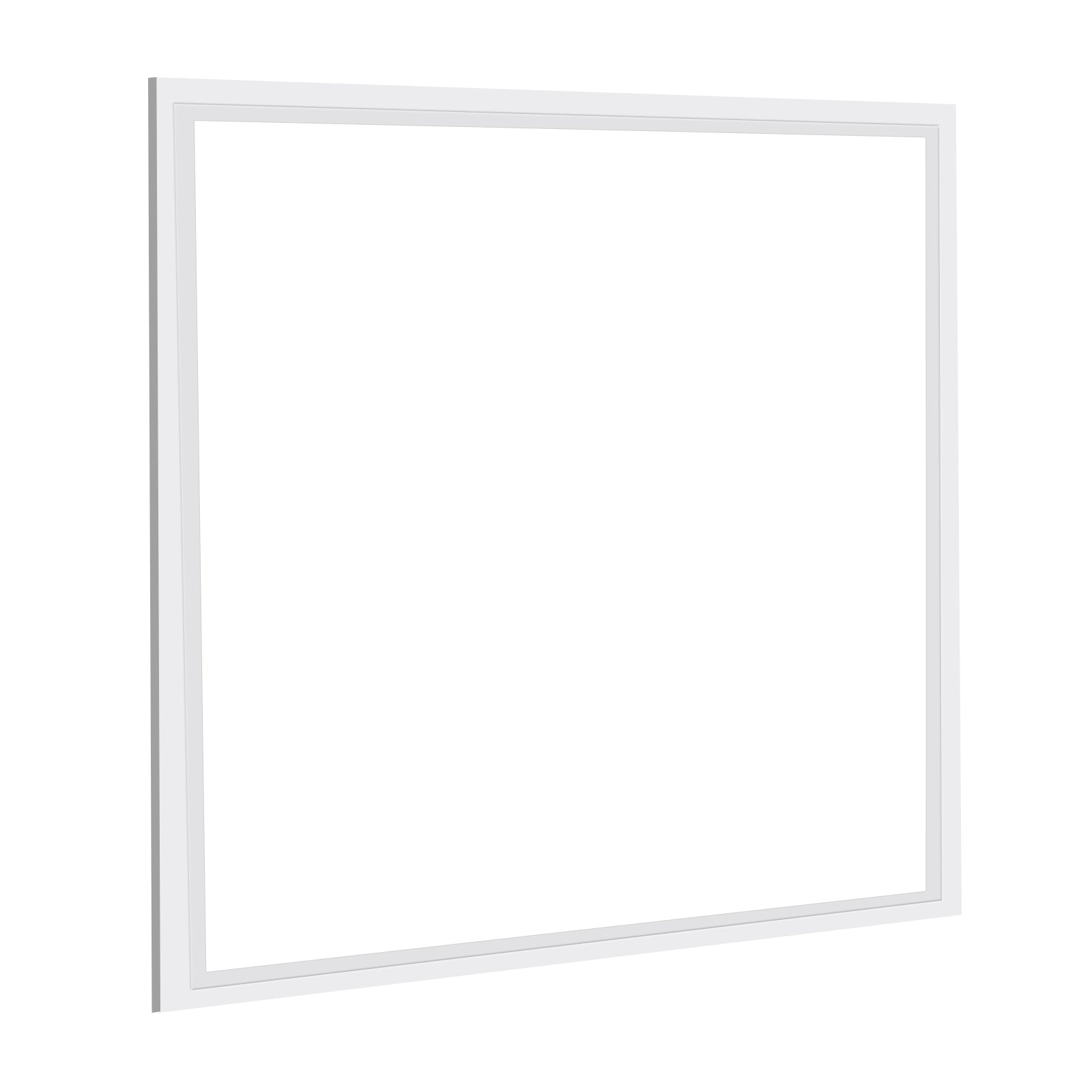 Square Square Two Light Metal LED Dimmable Semi-Flush Ceiling Light