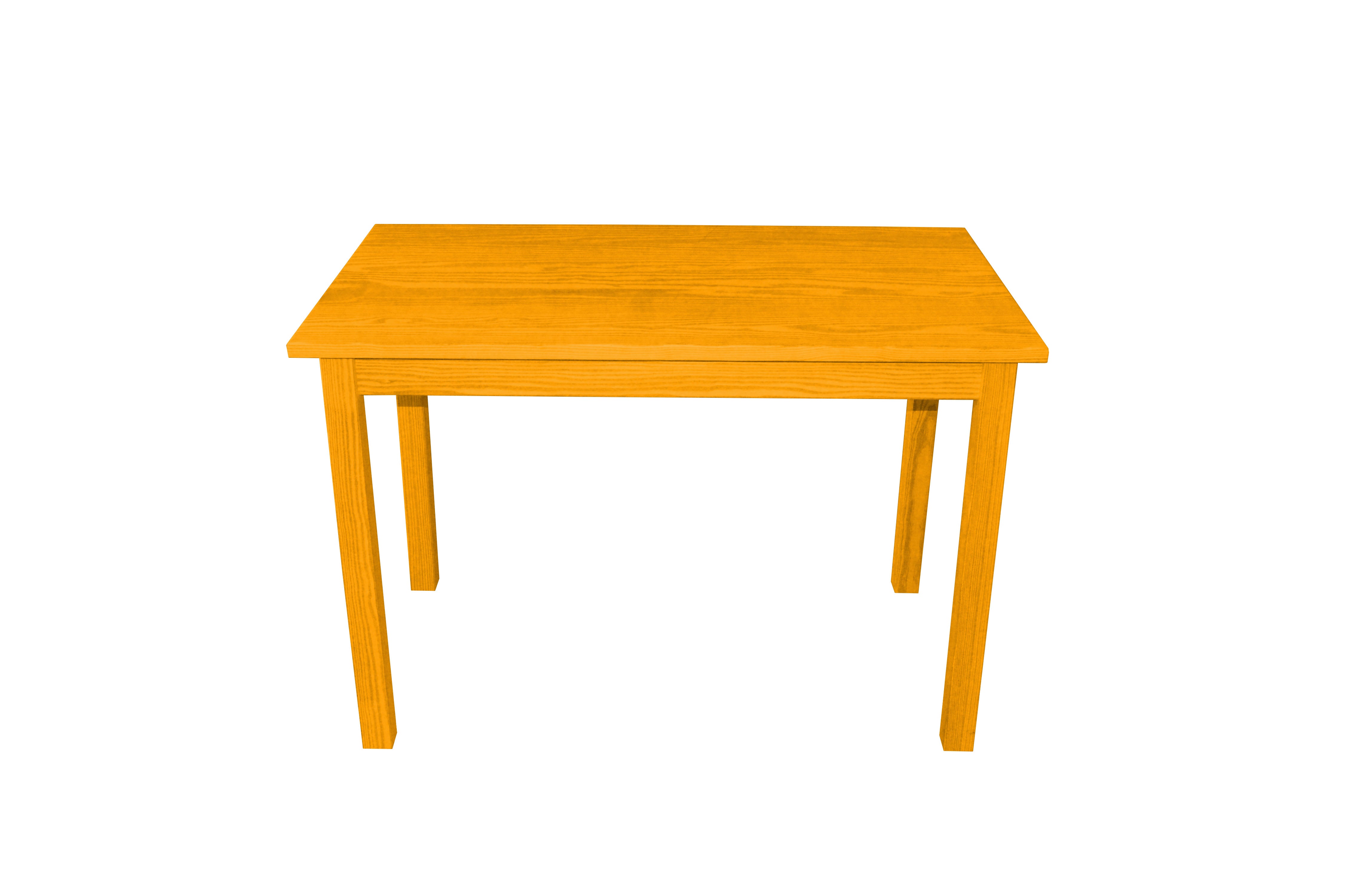 48" Goldenrod Solid Wood Dining Table