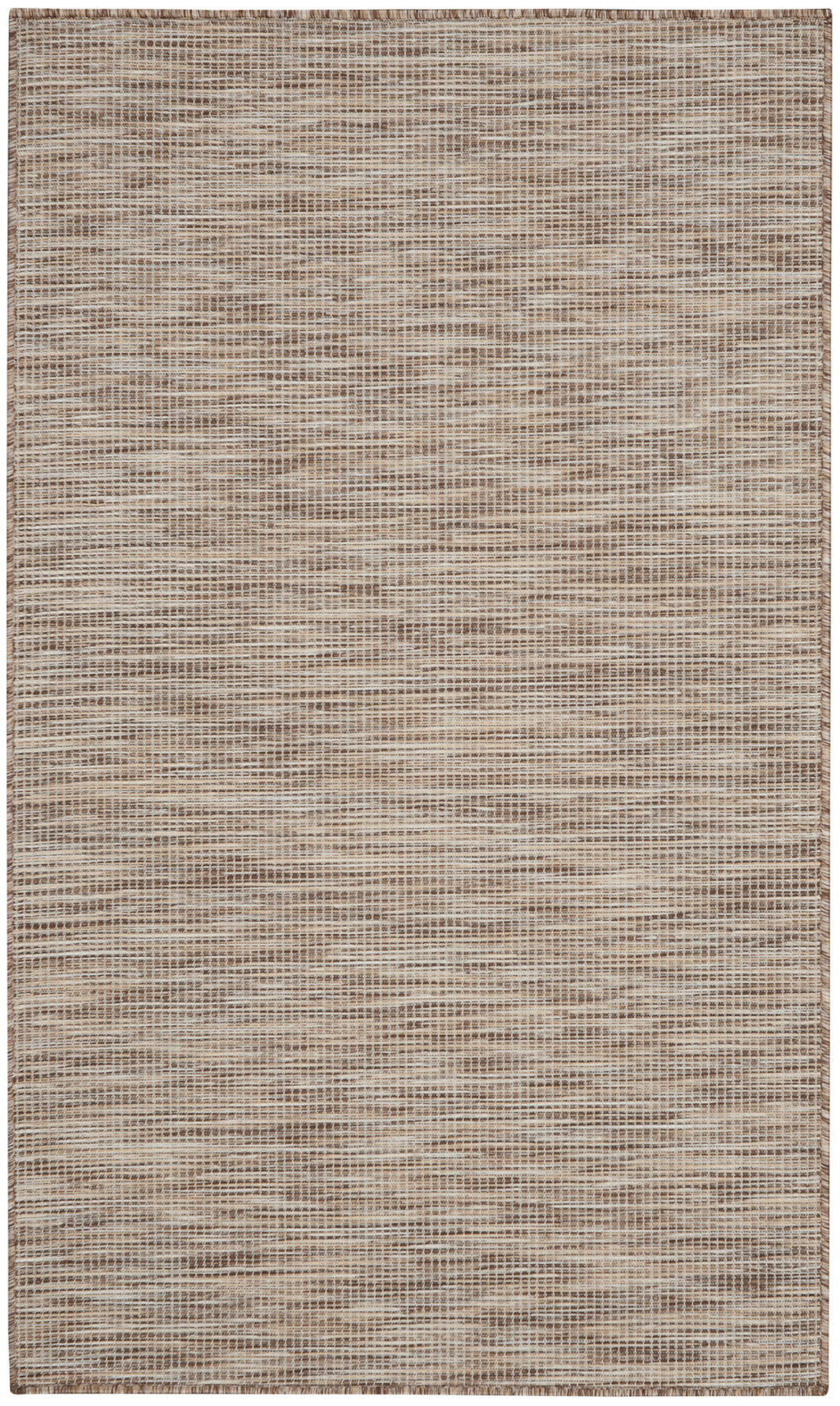 3' X 5' Beige And Ivory Indoor Outdoor Area Rug