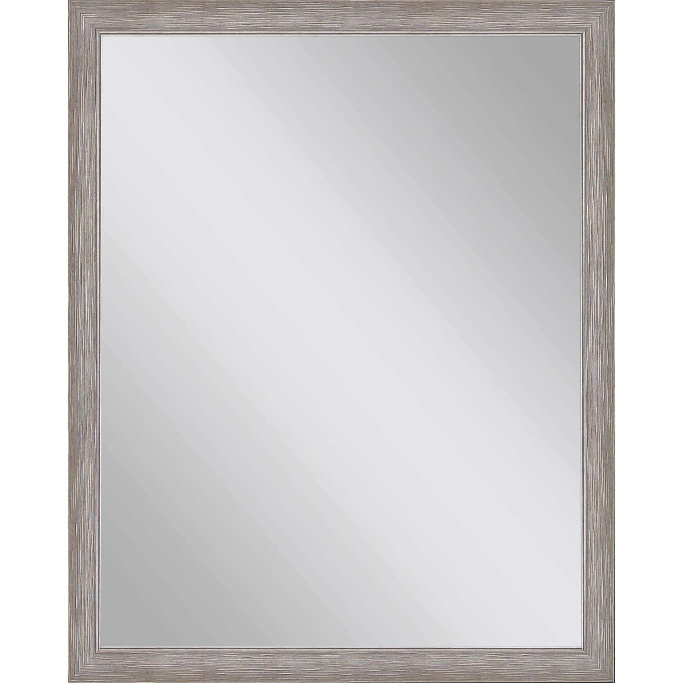 44" Silver Framed Accent Mirror