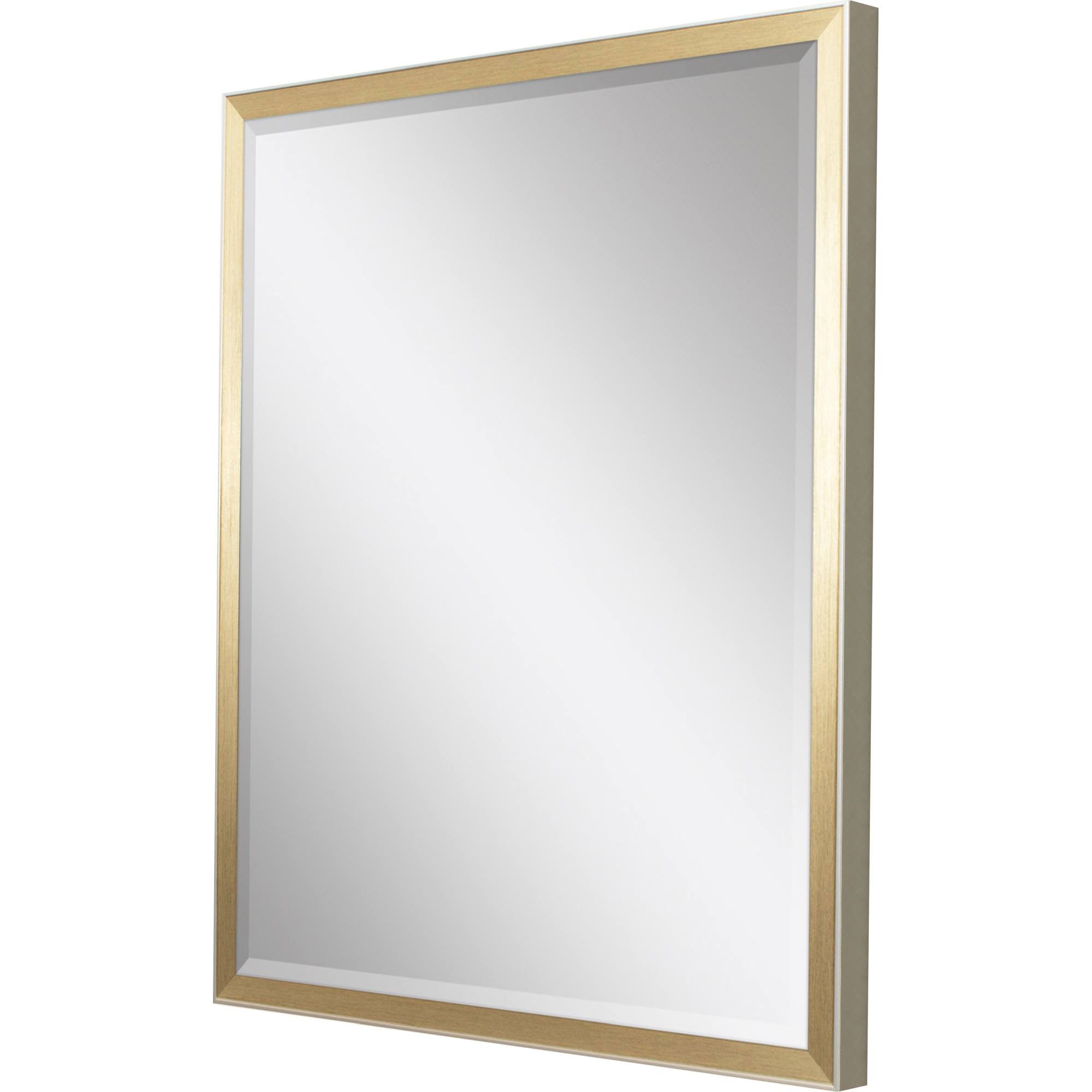 30" Gold Accent Mirror