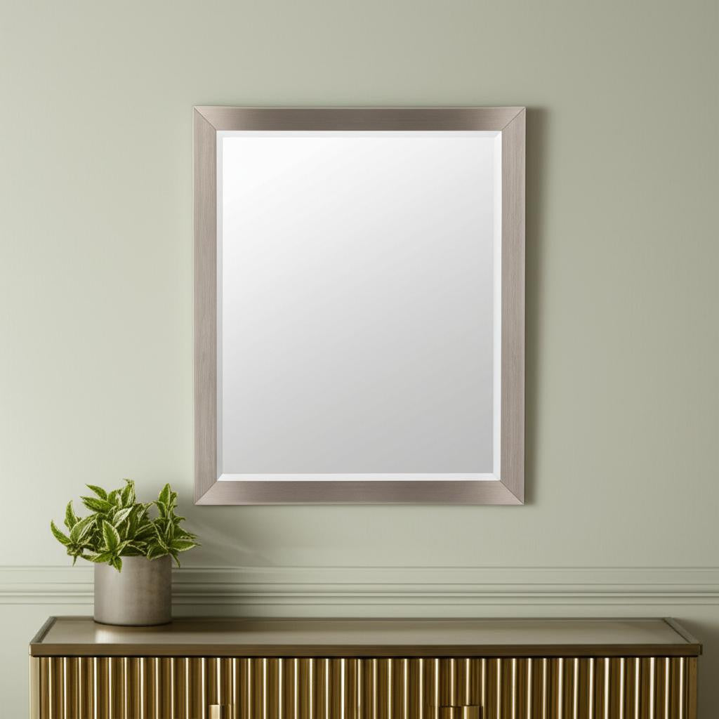 30" Silver Accent Mirror