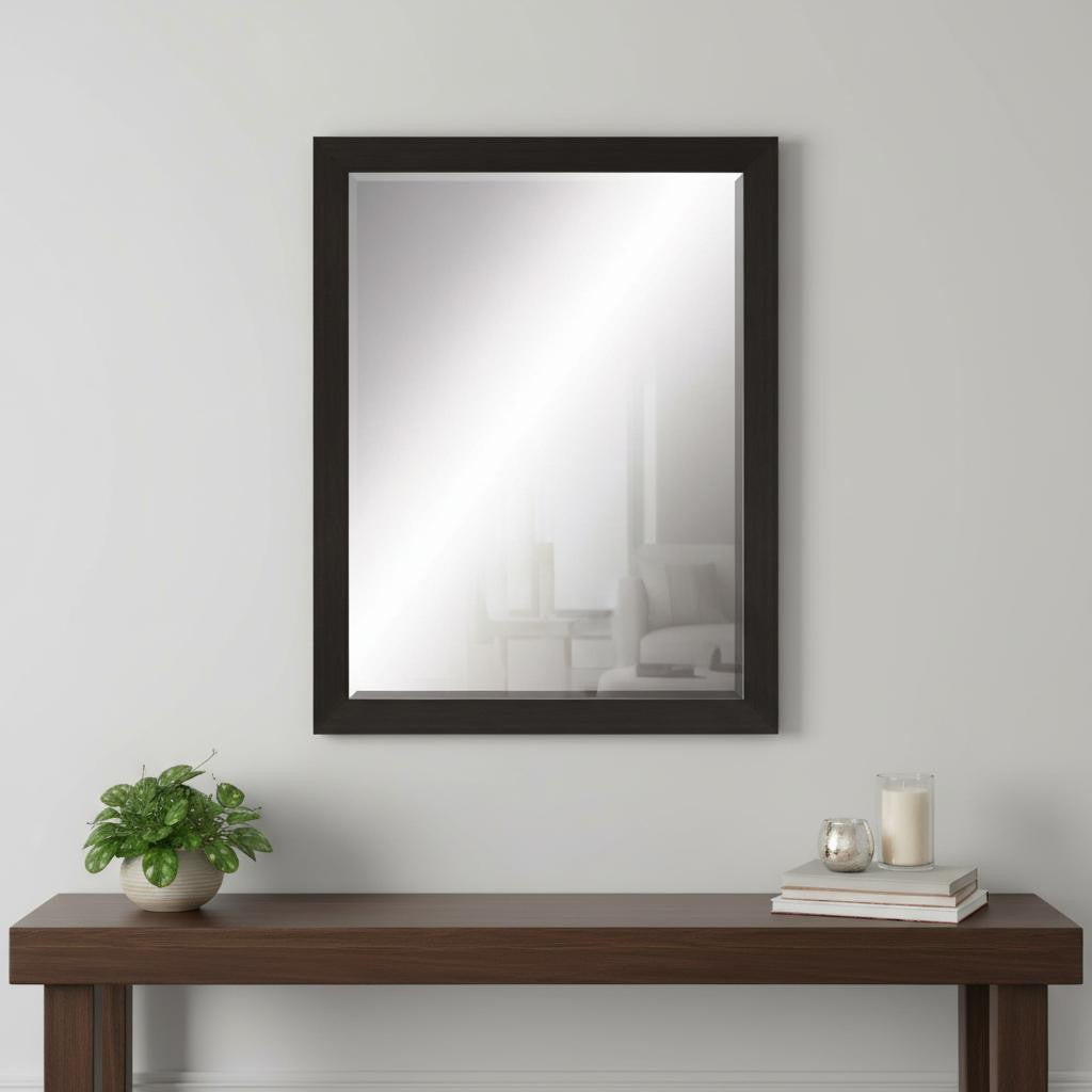 45" Dark Brown Accent Mirror