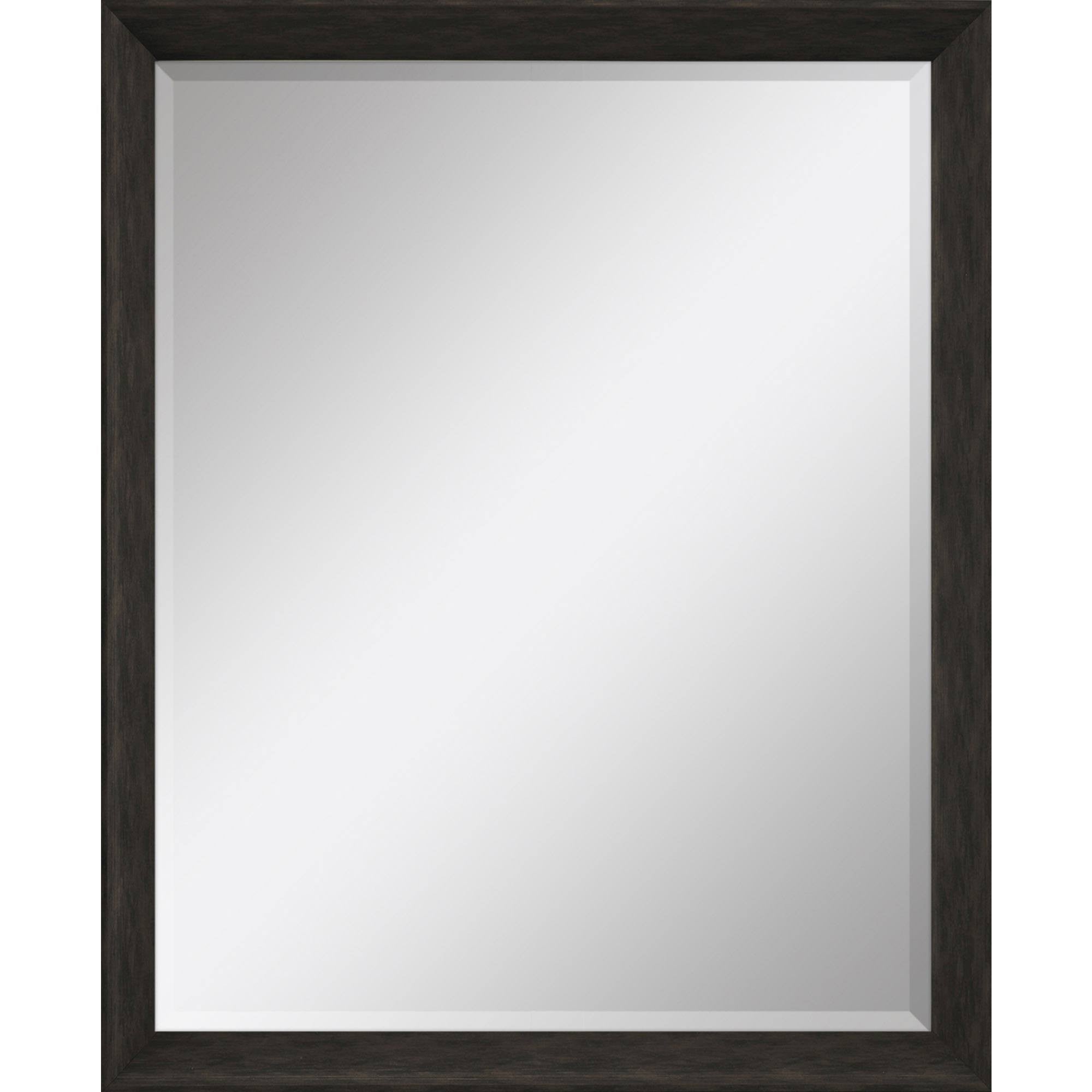 44" Dark Brown Accent Mirror