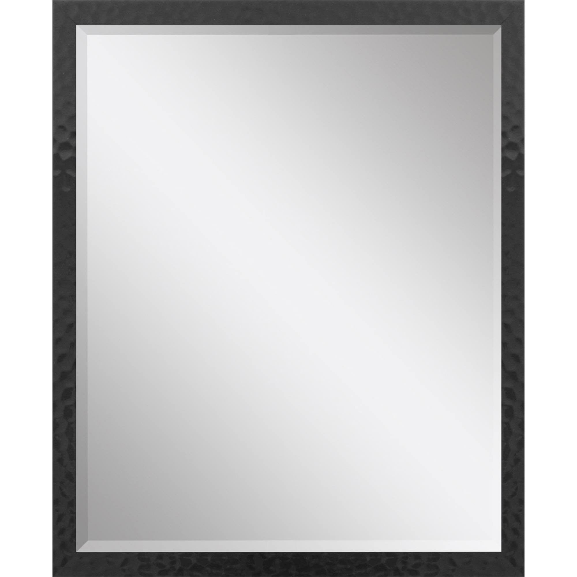 30" Black Accent Mirror