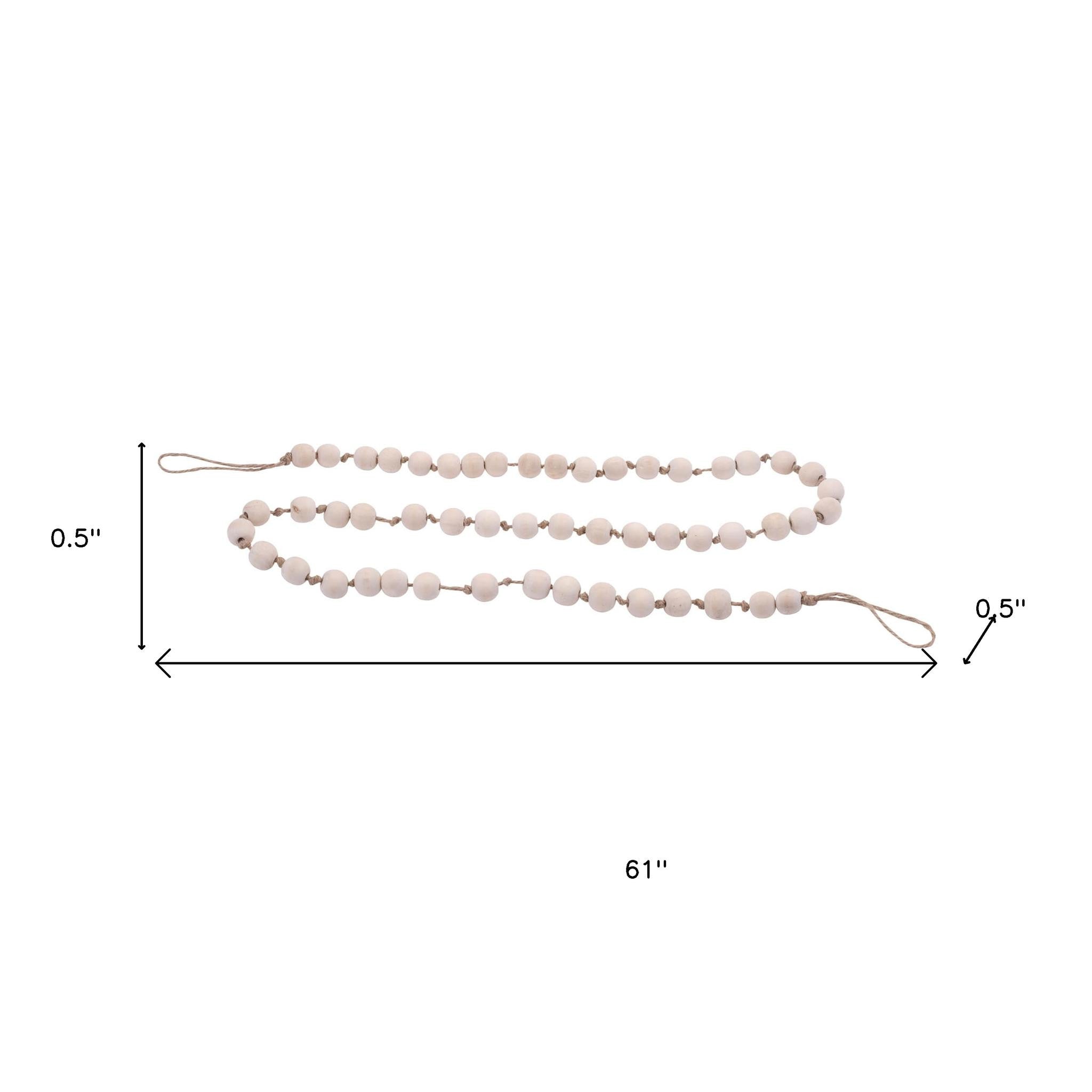 Set of Two Beige Shatterproof Wood Picks