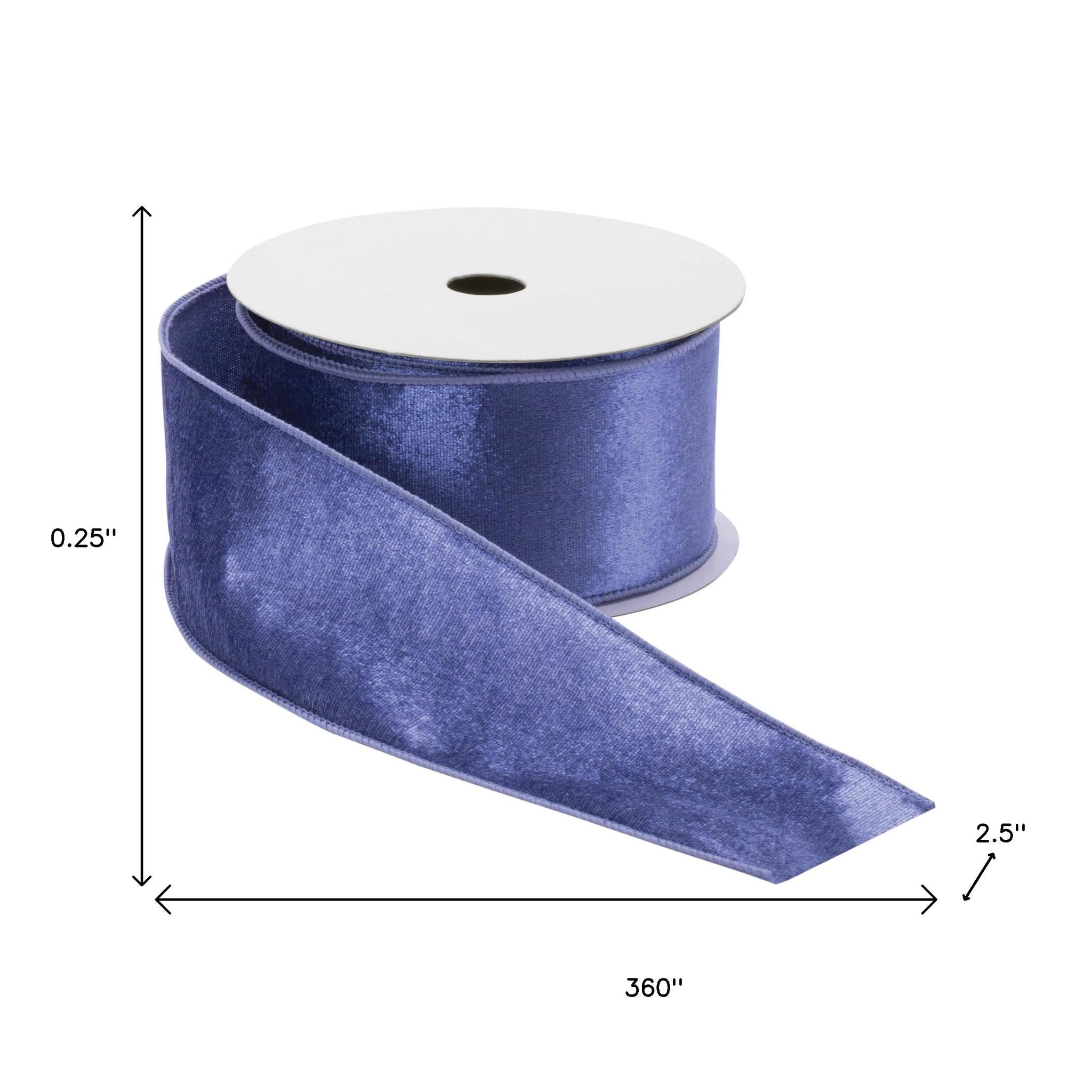 Set of Two Blue Shatterproof Ribbons