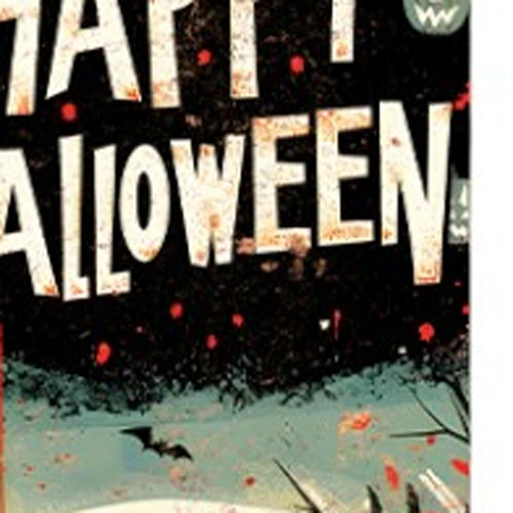 10" Black Orange Dark Brown And Cream Solid Wood Happy Halloween Halloween Ghost Porch Sign