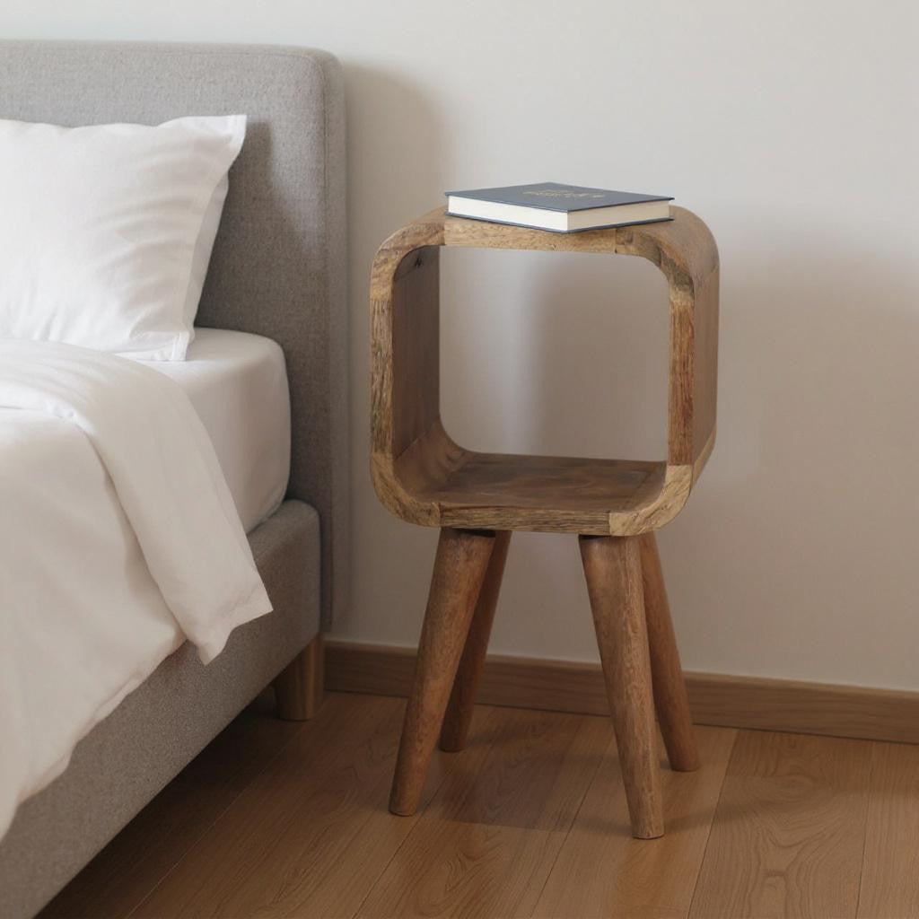 16" Oak Solid Wood Nightstand