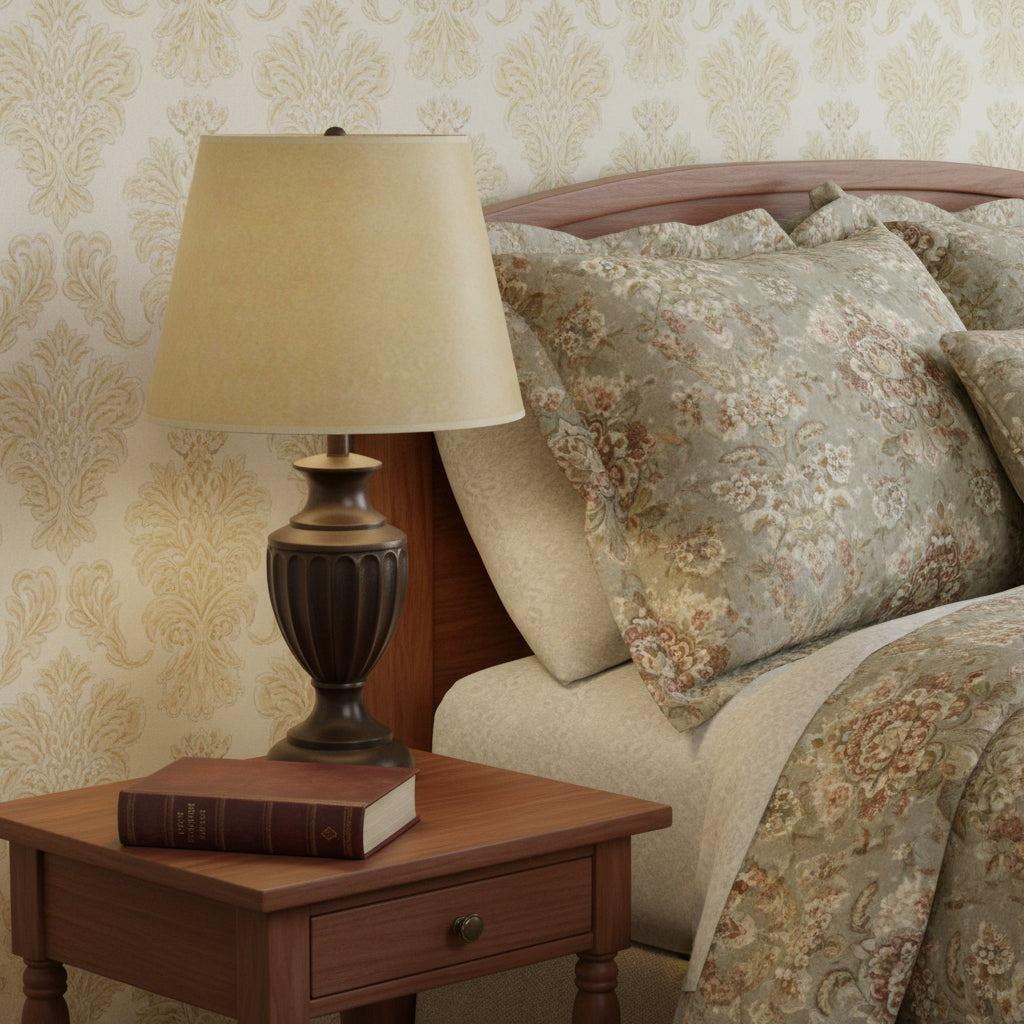 Tan Paper Hardback Empire Lamp Shade