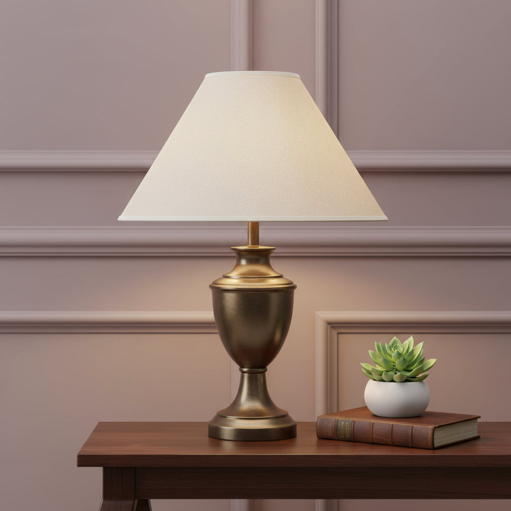 Light Brown Kraft Paper Plain Empire Lamp Shade