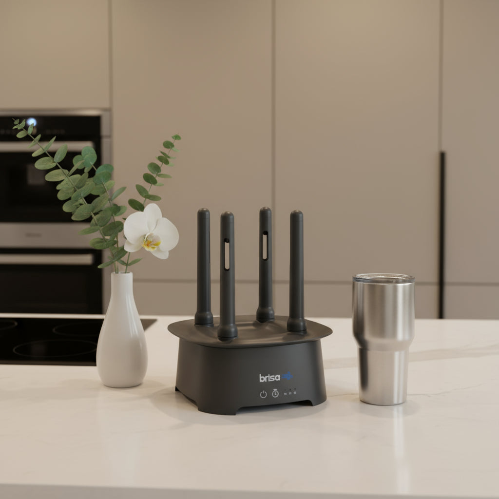 9" Brisa Gray Powered Drying Rack