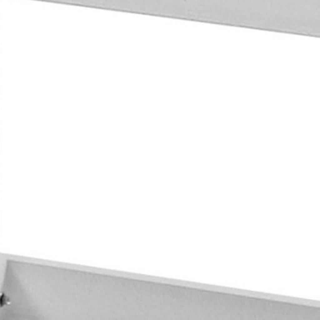 49" White Solid Wood Garden Art