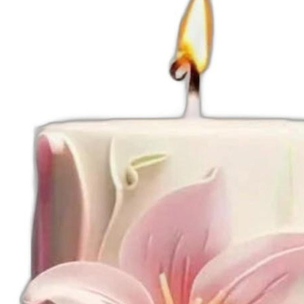 5" White Silicone Tulip Candle Mold