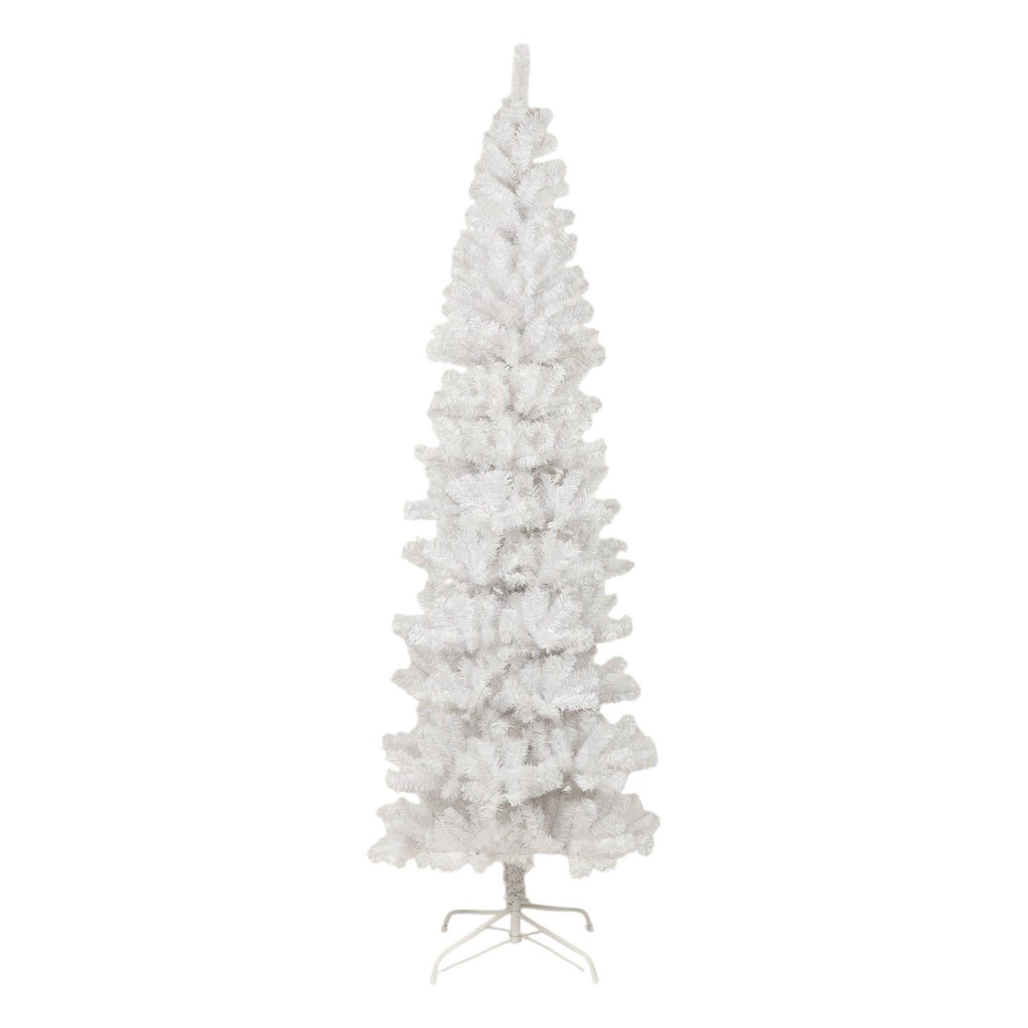 7.5' White Full Spruce Christmas Tree