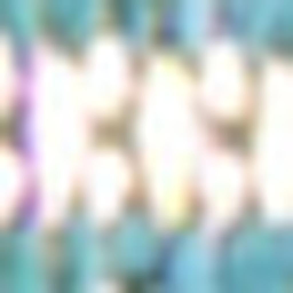 8' Aqua And Cream Striped Indoor Outdoor Runner Rug