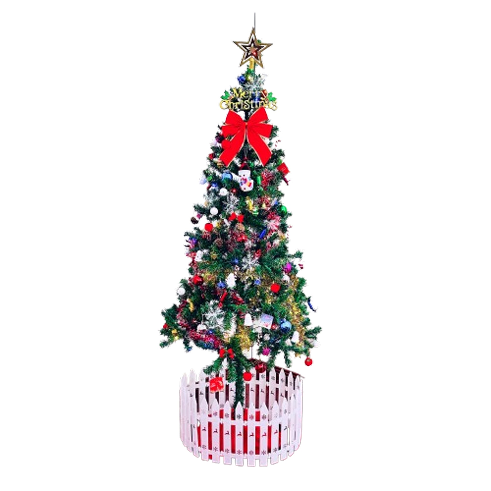 5' Pre Lit Full Tropical Christmas Tree With Decorations