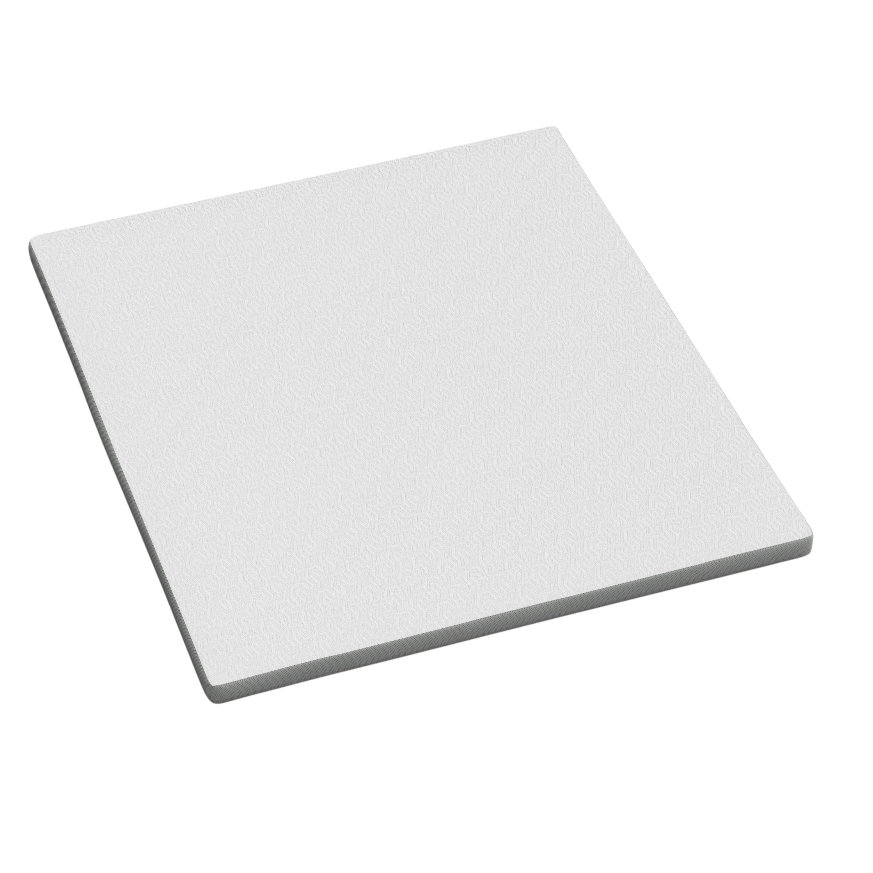 2" White Gel Memory Foam King Mattress Topper