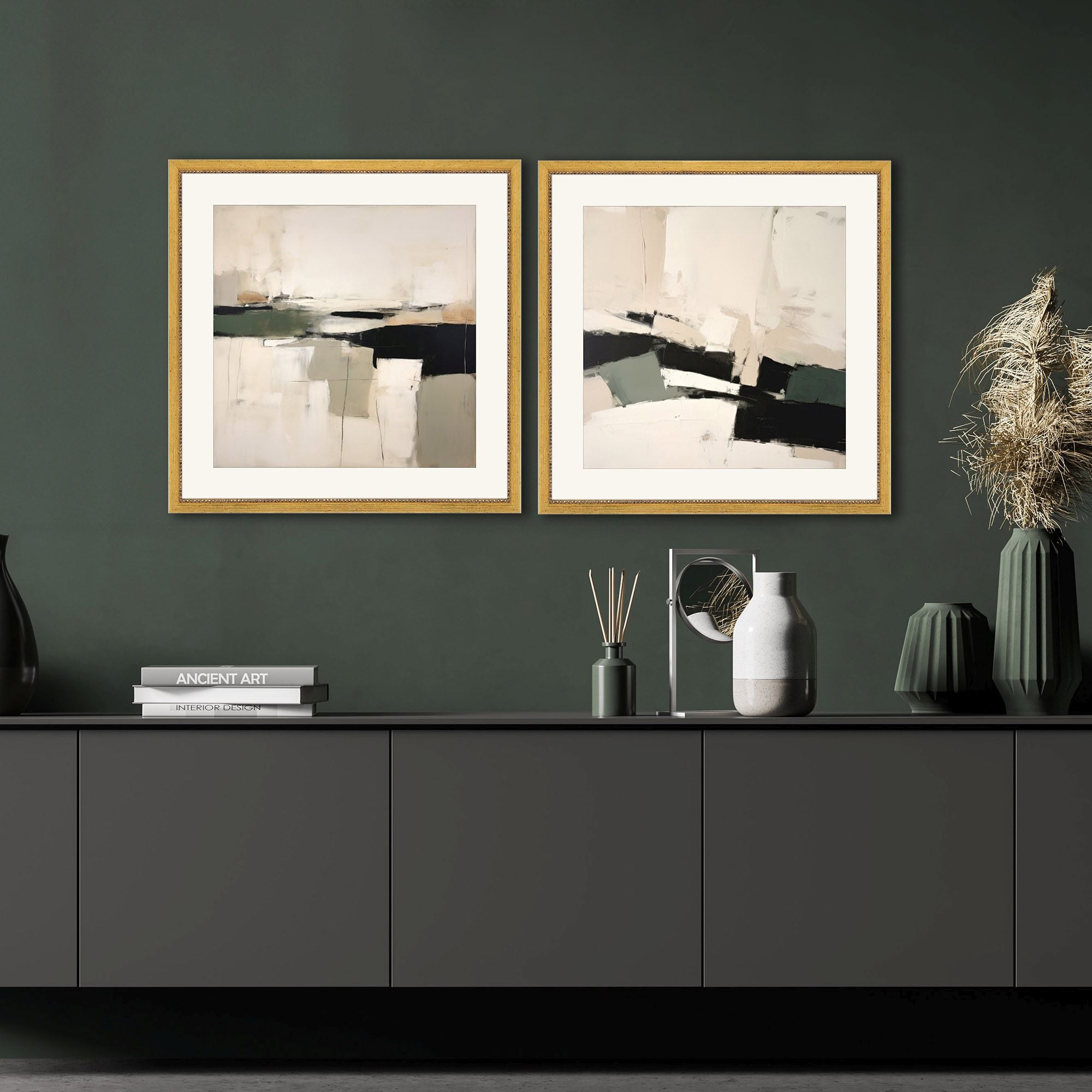 Lovely Landscape II Gold Framed Wall Art