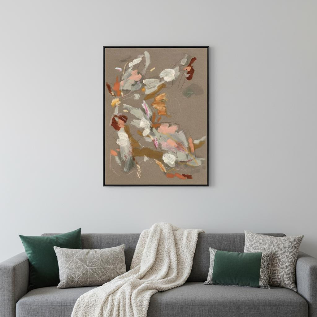 Scatter Black Floater Frame Wall Art