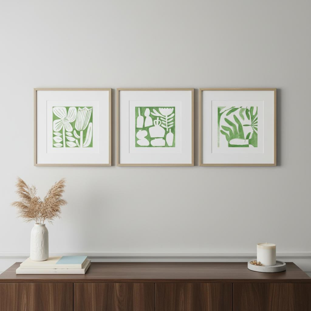 Minimal Moments I Gold Framed Wall Art