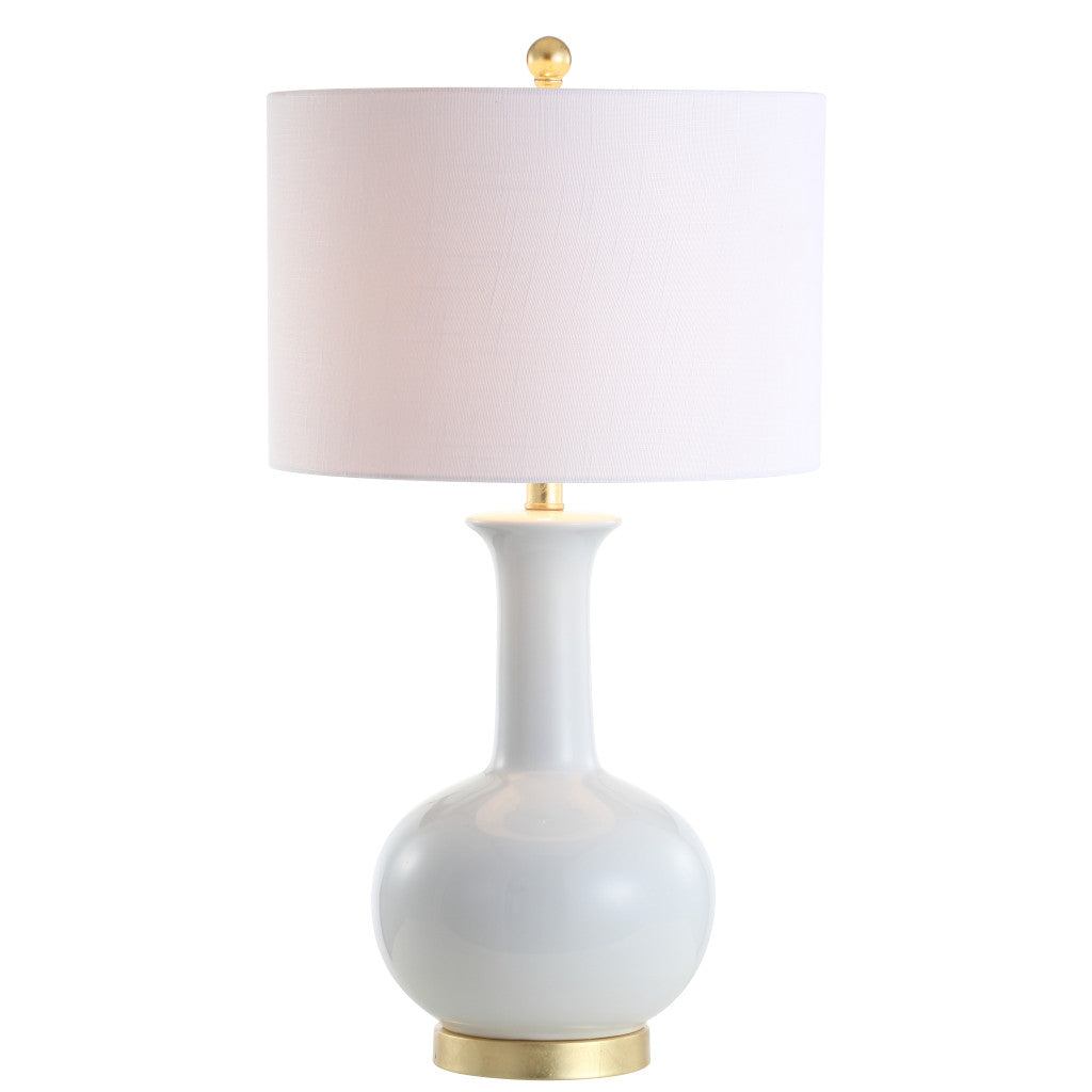 27" Gold Novelty Table Lamp LED With Globe Shade