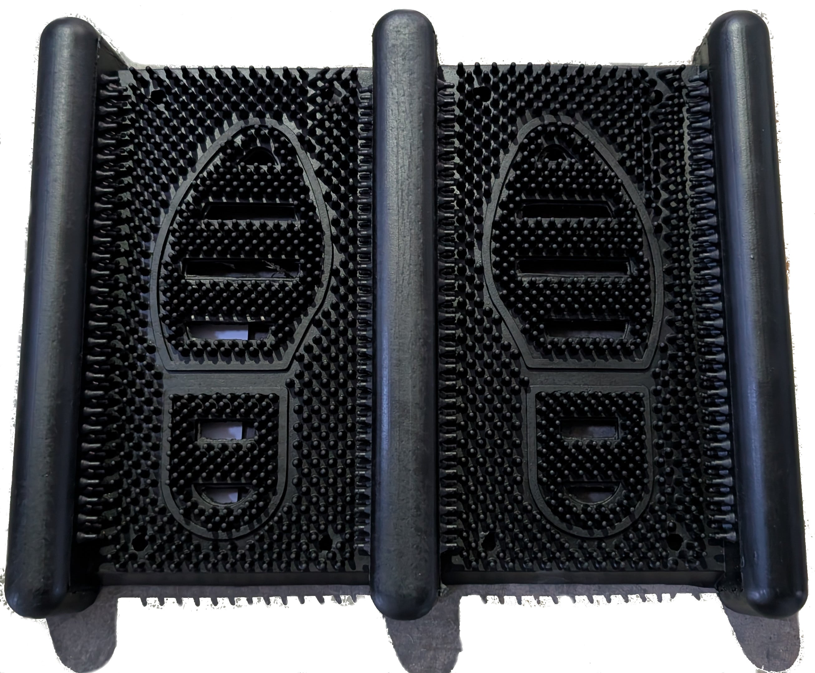 13" X 16" Black Outdoor Rubber Boot Scraper